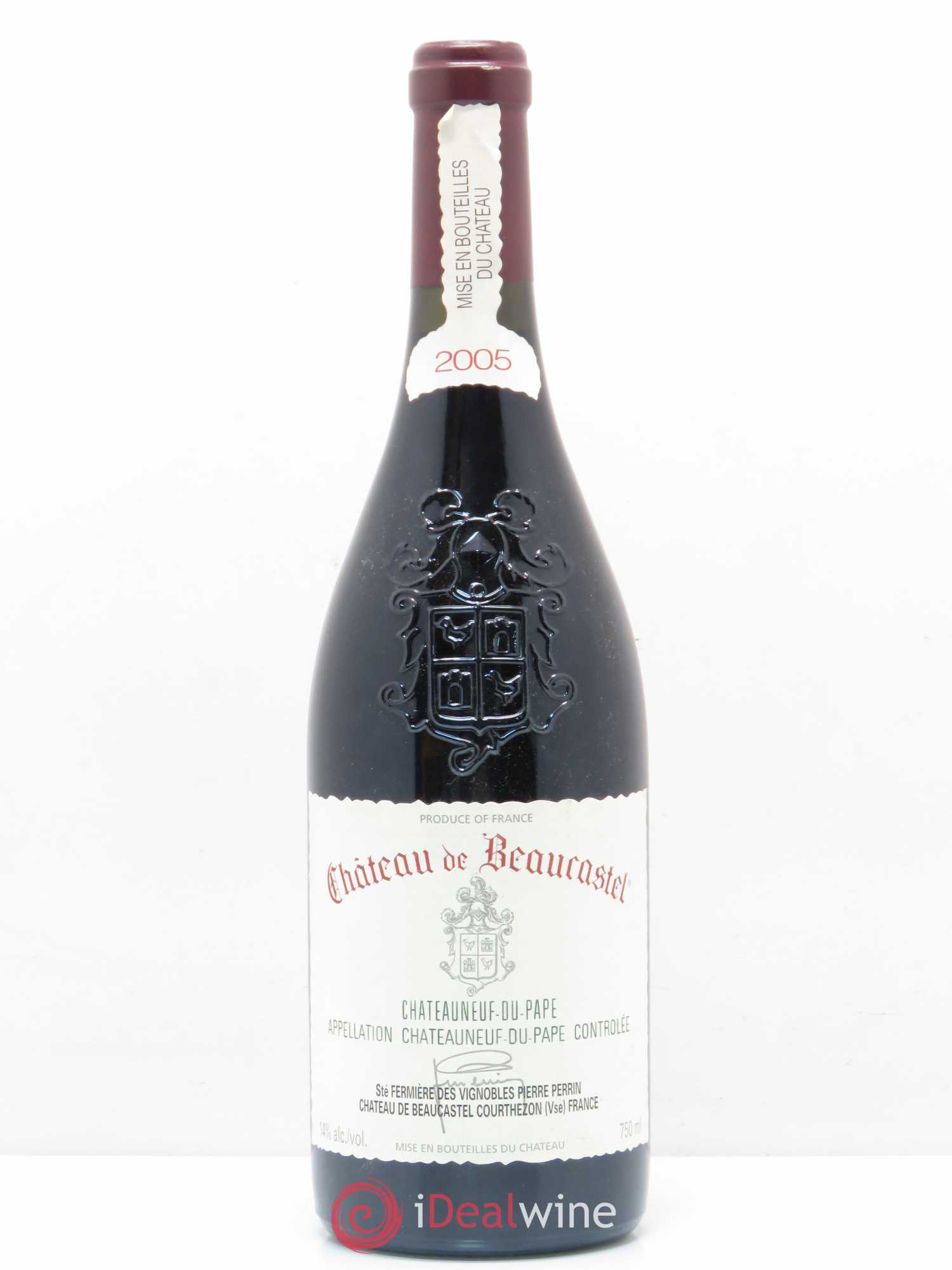 Châteauneuf-du-Pape Château de Beaucastel Famille Perrin 2005 - Lot de 1 bouteille - 0