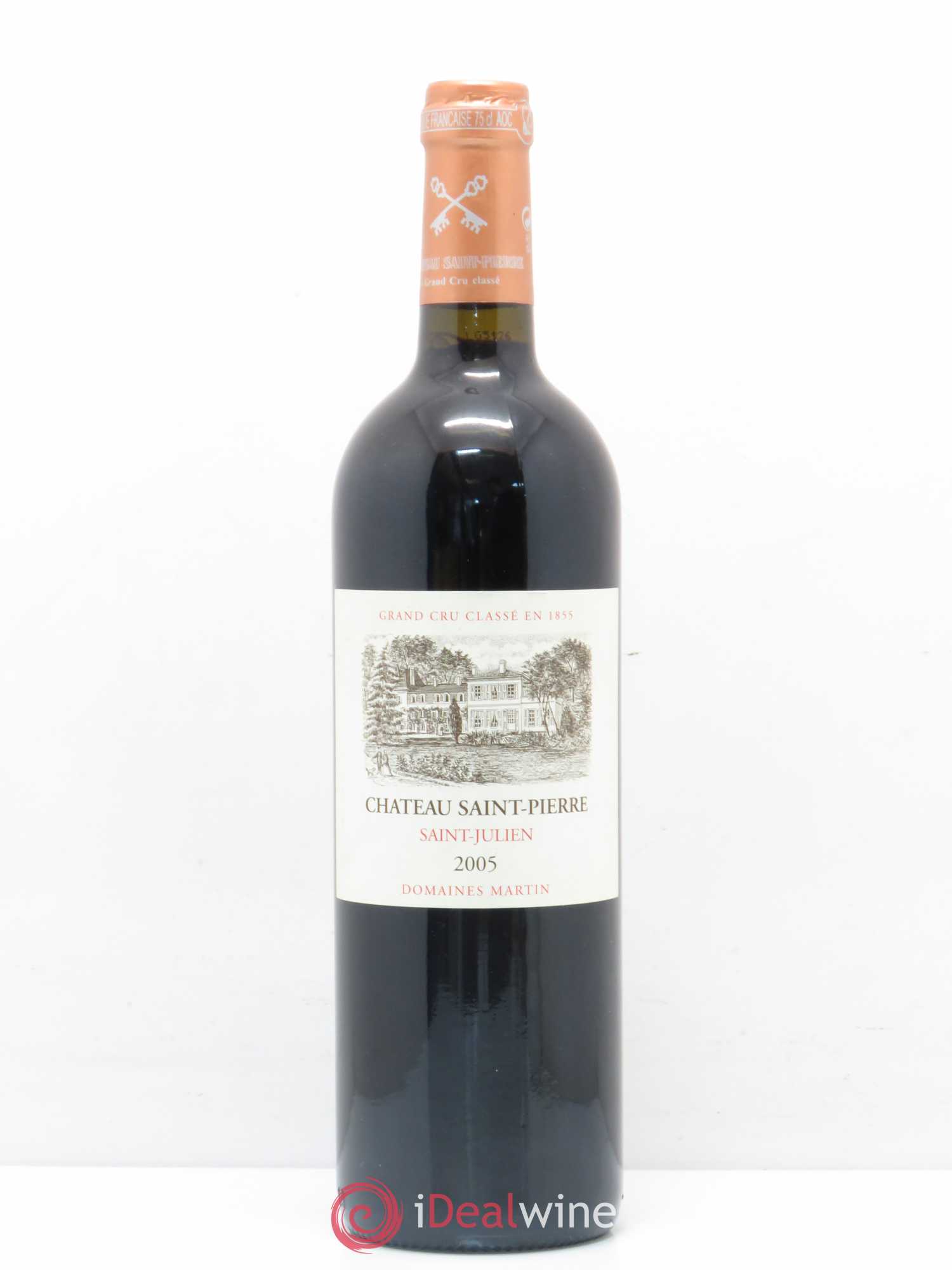 Château Saint-Pierre 4ème Grand Cru Classé 2005 - Lot de 1 bouteille - 0