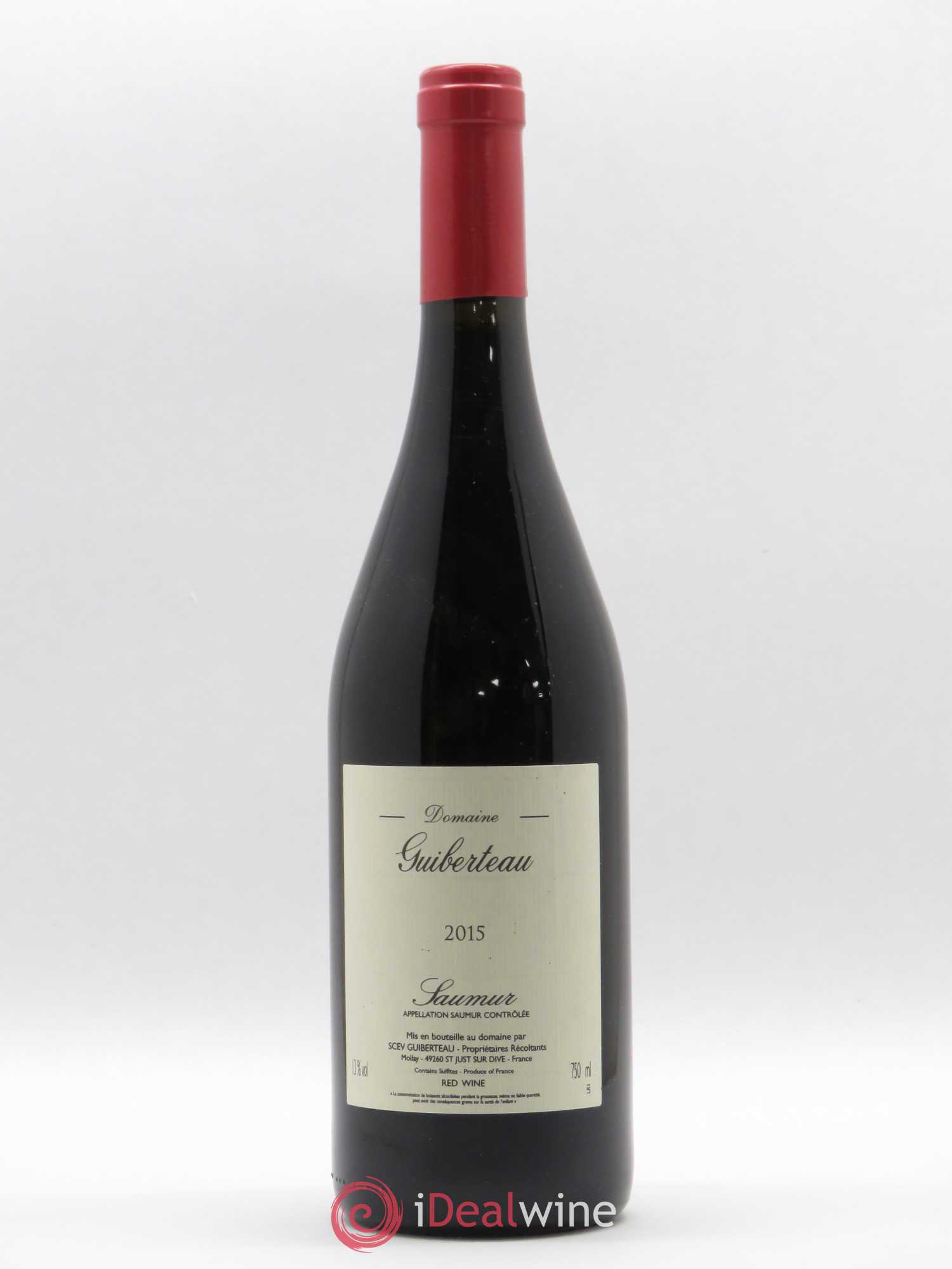 Saumur Domaine Guiberteau 2015 - Lot de 1 bouteille - 0