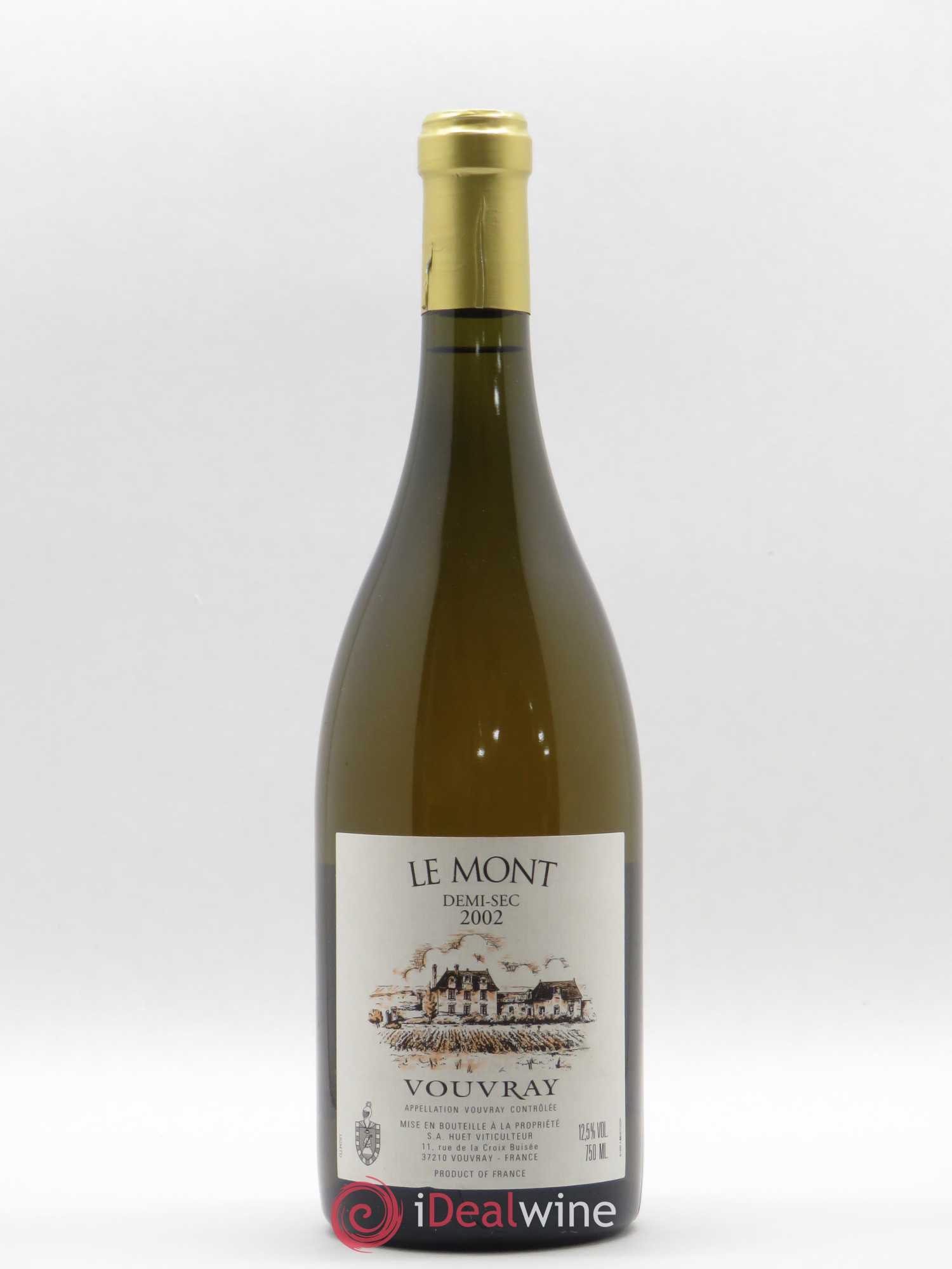Vouvray Le Mont Demi-Sec Domaine Huet 2002 - Lot de 1 bouteille - 0