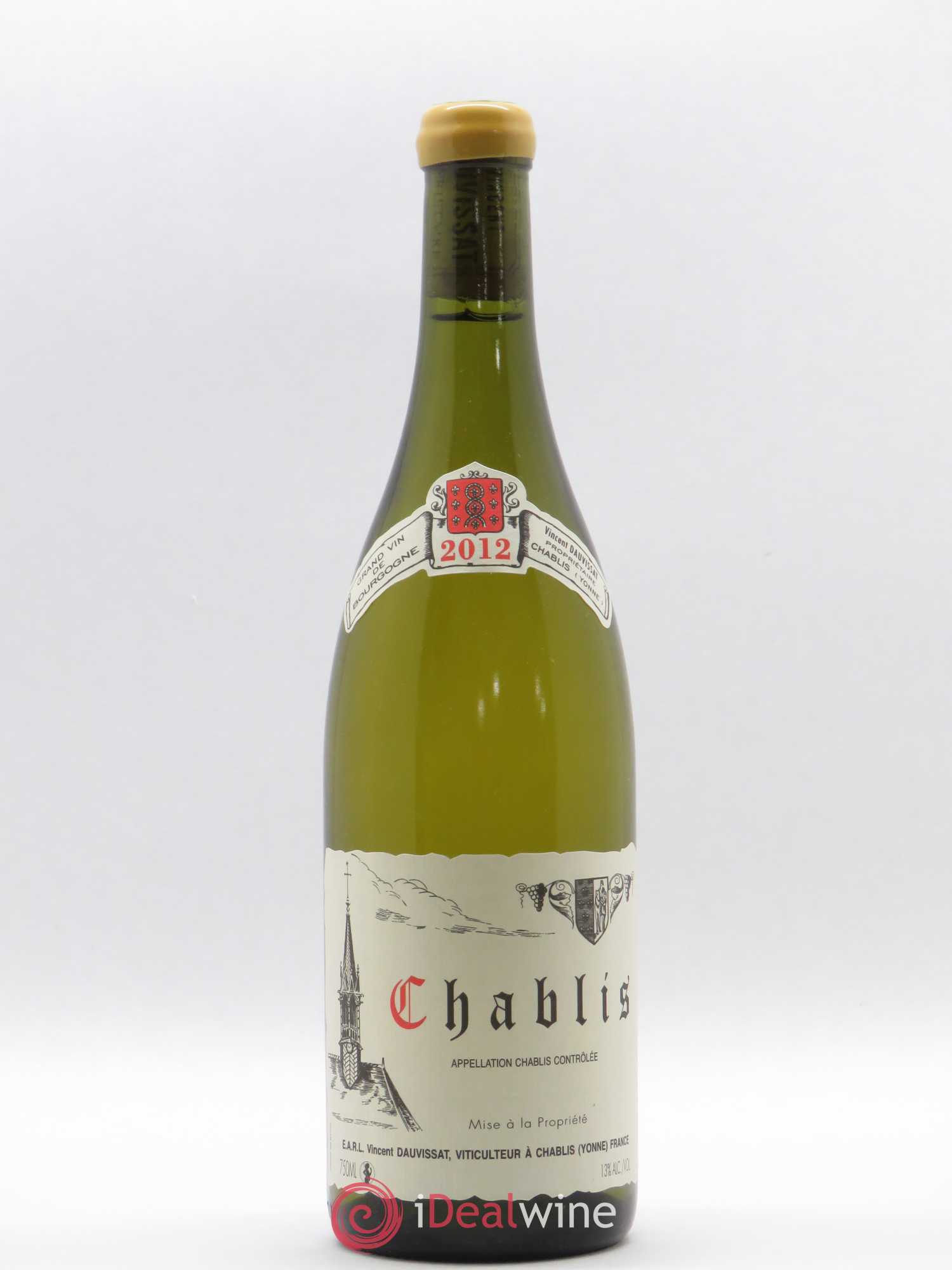 Chablis Vincent Dauvissat (Domaine) 2012 - Lot de 1 bouteille - 0