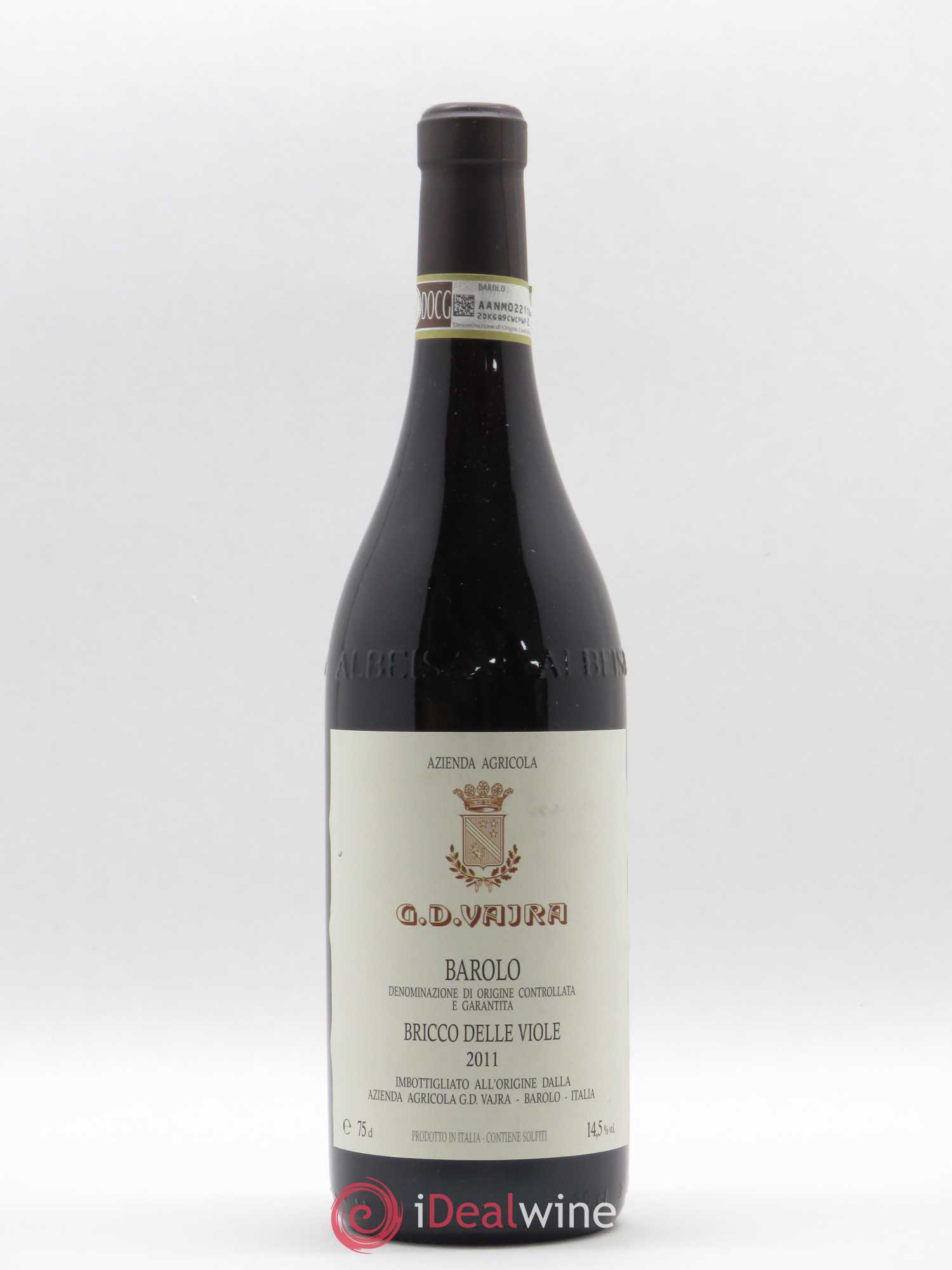 Barolo Bricco delle Viole G.D. Vajra 2011 - Posten von 1 Flasche - 0