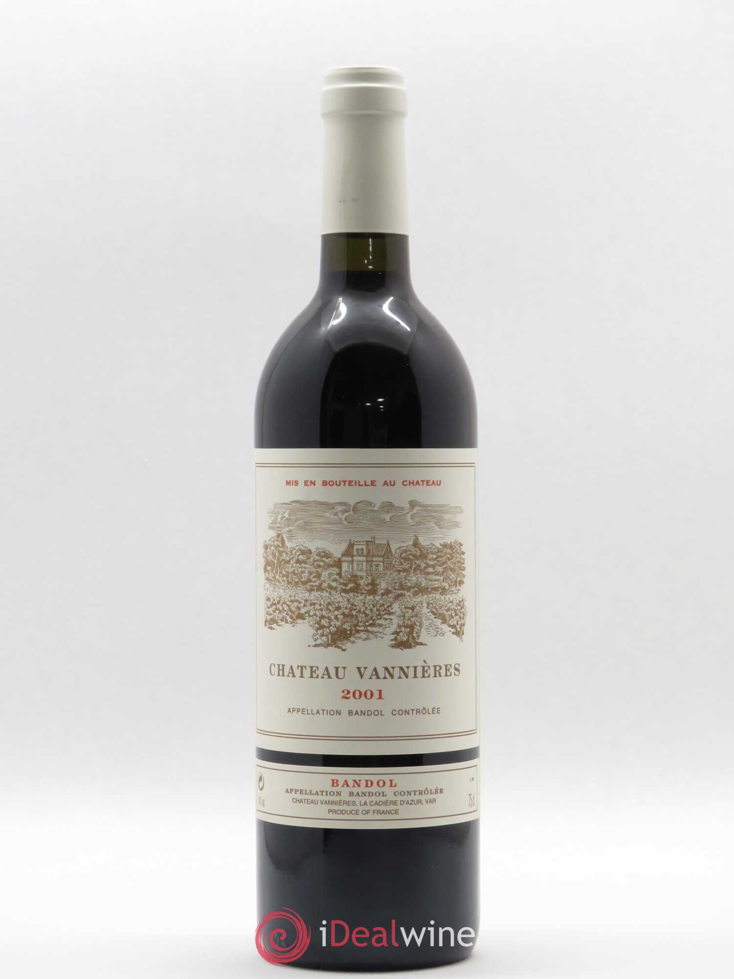 Bandol Château Vannières Éric et Charles-Éric Boisseaux (sans prix de réserve) 2001 - Lot de 1 bouteille - 0