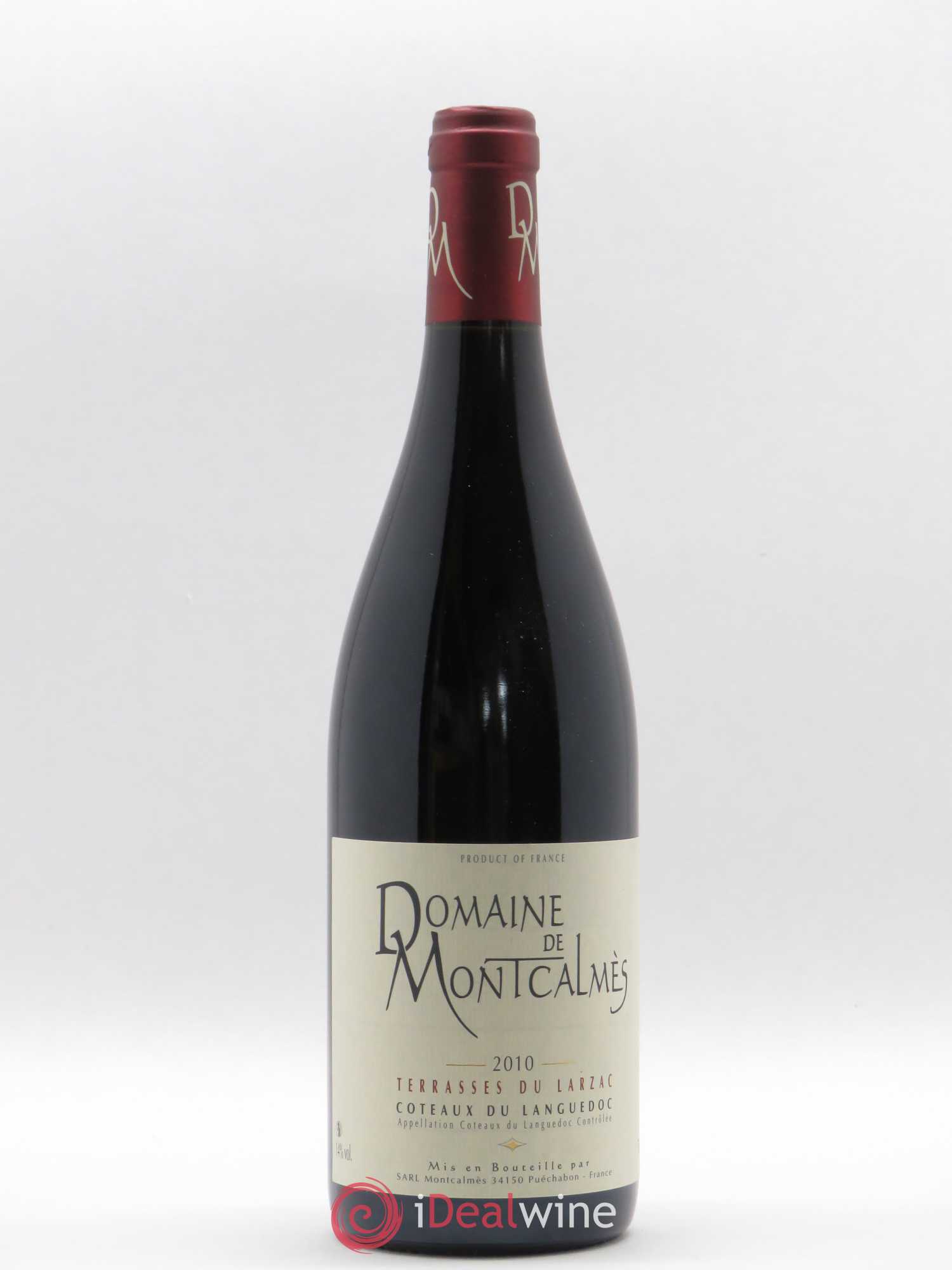 Terrasses du Larzac Domaine de Montcalmès Frédéric Pourtalié 2010 - Lot de 1 bouteille - 0