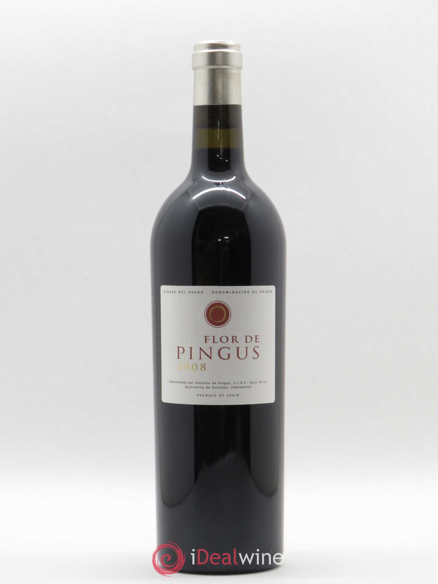 Ribera Del Duero Flor de Pingus Dominio de Pingus - Peter Sisseck 2008 - Lot de 1 bouteille - 0