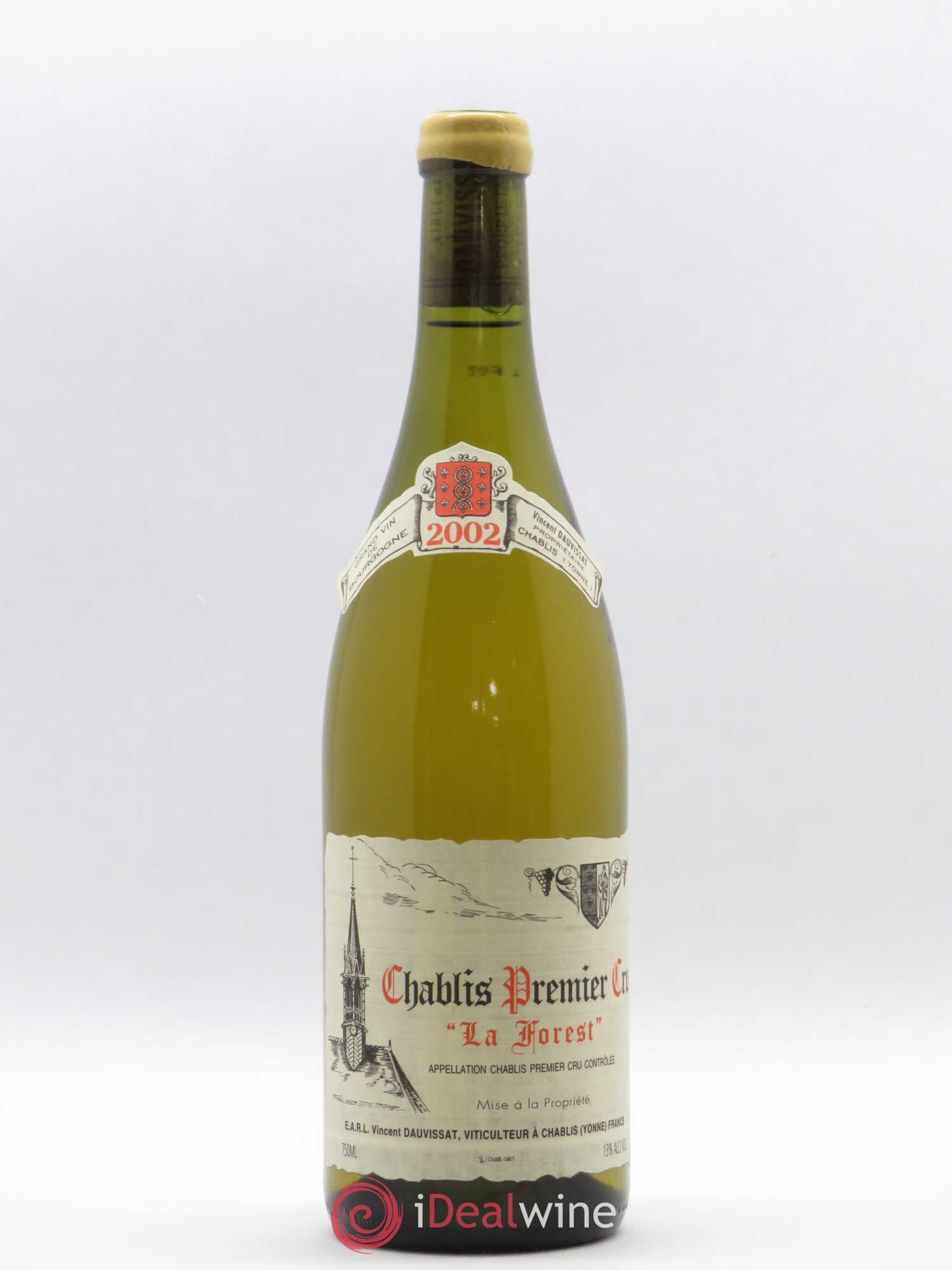Chablis 1er Cru La Forest Vincent Dauvissat (Domaine) 2002 - Lot de 1 bouteille - 0