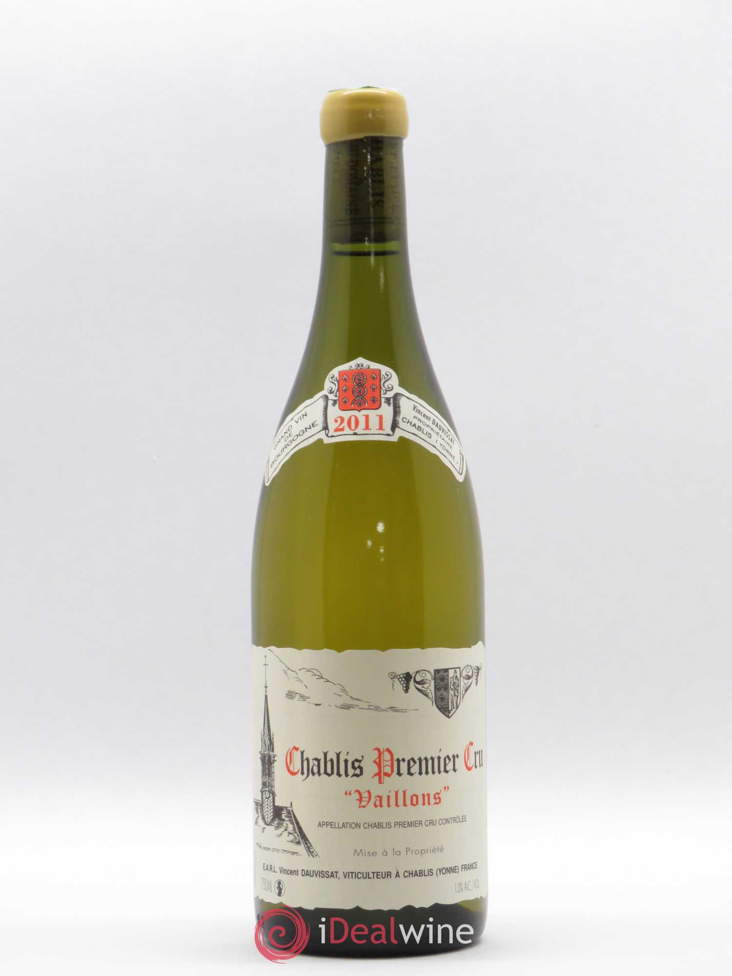 Chablis 1er Cru Vaillons Vincent Dauvissat (Domaine) 2011 - Lot de 1 bouteille - 0