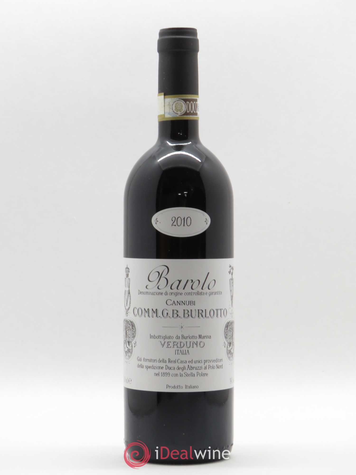 Barolo DOCG Cannubi Comm. Giovan Battista Burlotto 2010 - Lot de 1 bouteille - 0