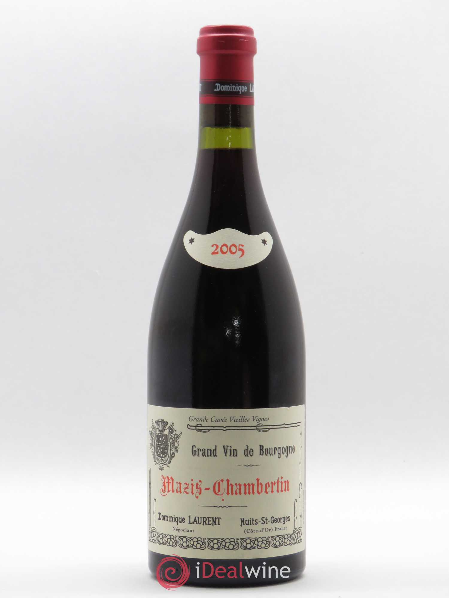 Mazis-Chambertin Grand Cru Dominique Laurent Vielles Vignes 2005 - Lot de 1 bouteille - 0