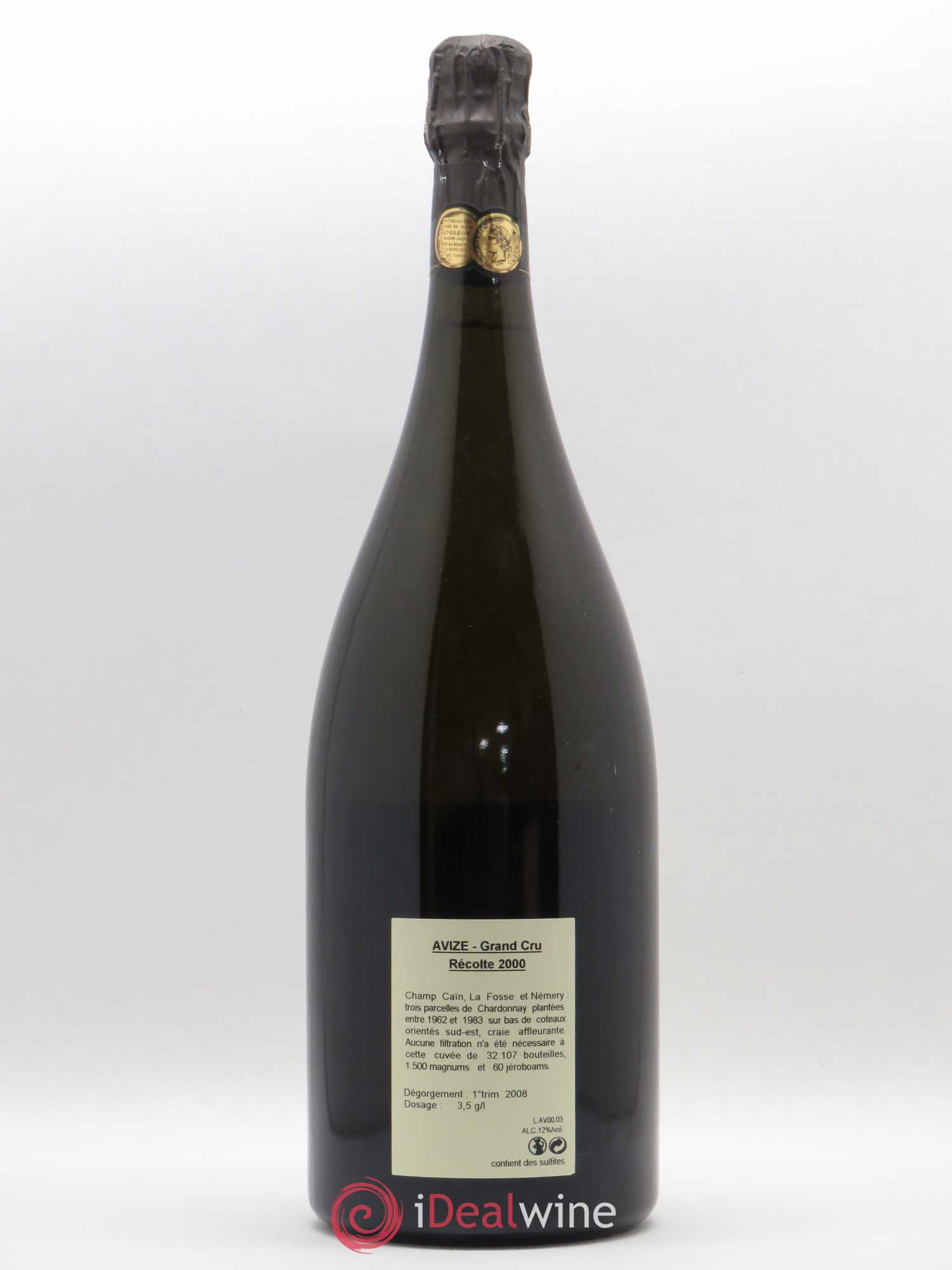 Millésimé Jacquesson Avize Grand Cru 2000 - Posten von 1 Magnum - 1