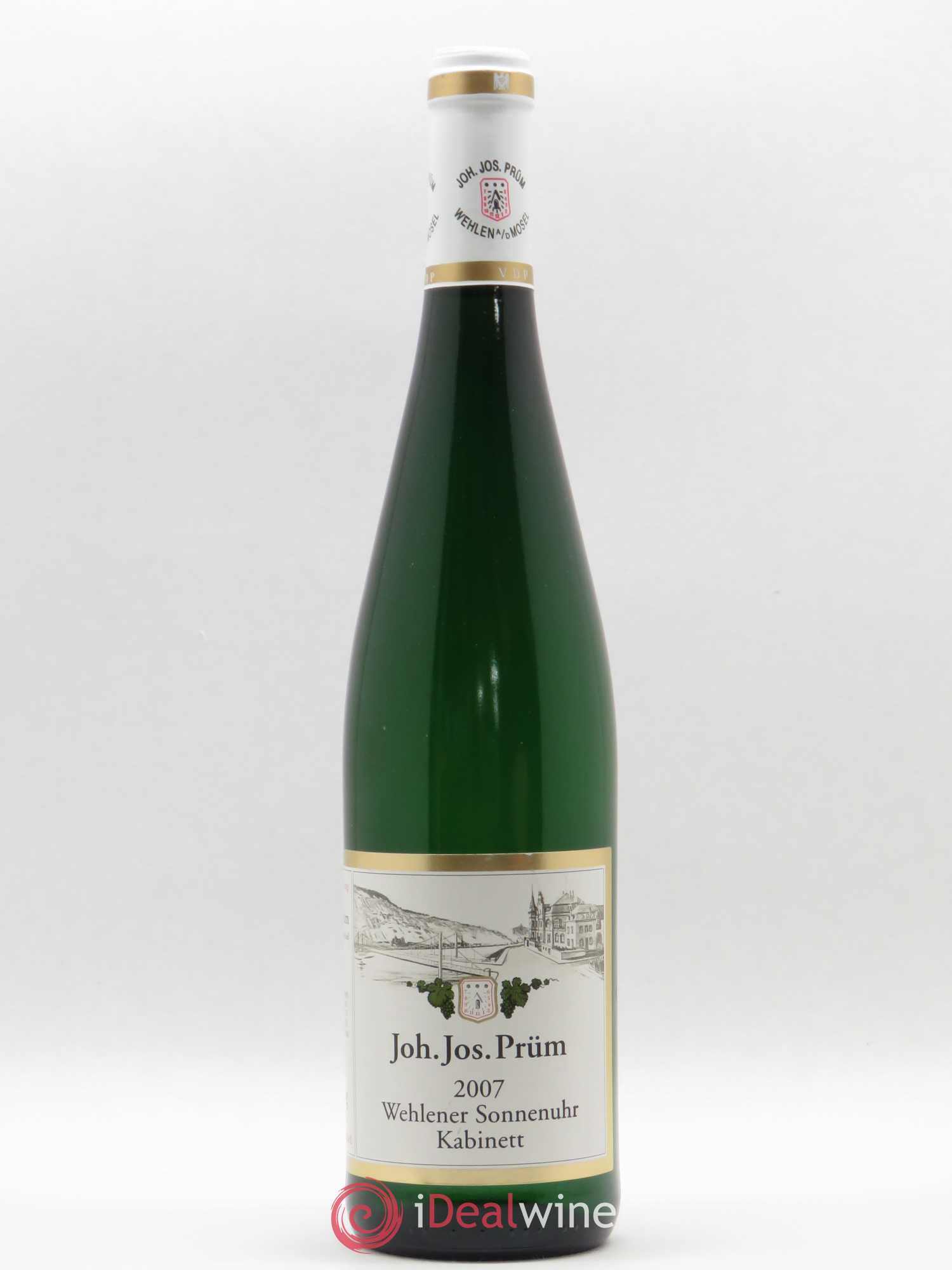 Riesling Joh. Jos. Prum Wehlener Sonnenuhr Kabinett 2007 - Lot de 1 bouteille - 0