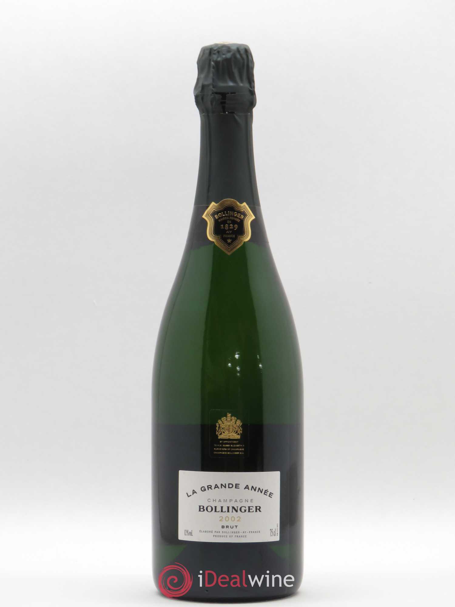La Grande Année Brut Bollinger 2002 - Lot de 1 bouteille - 0