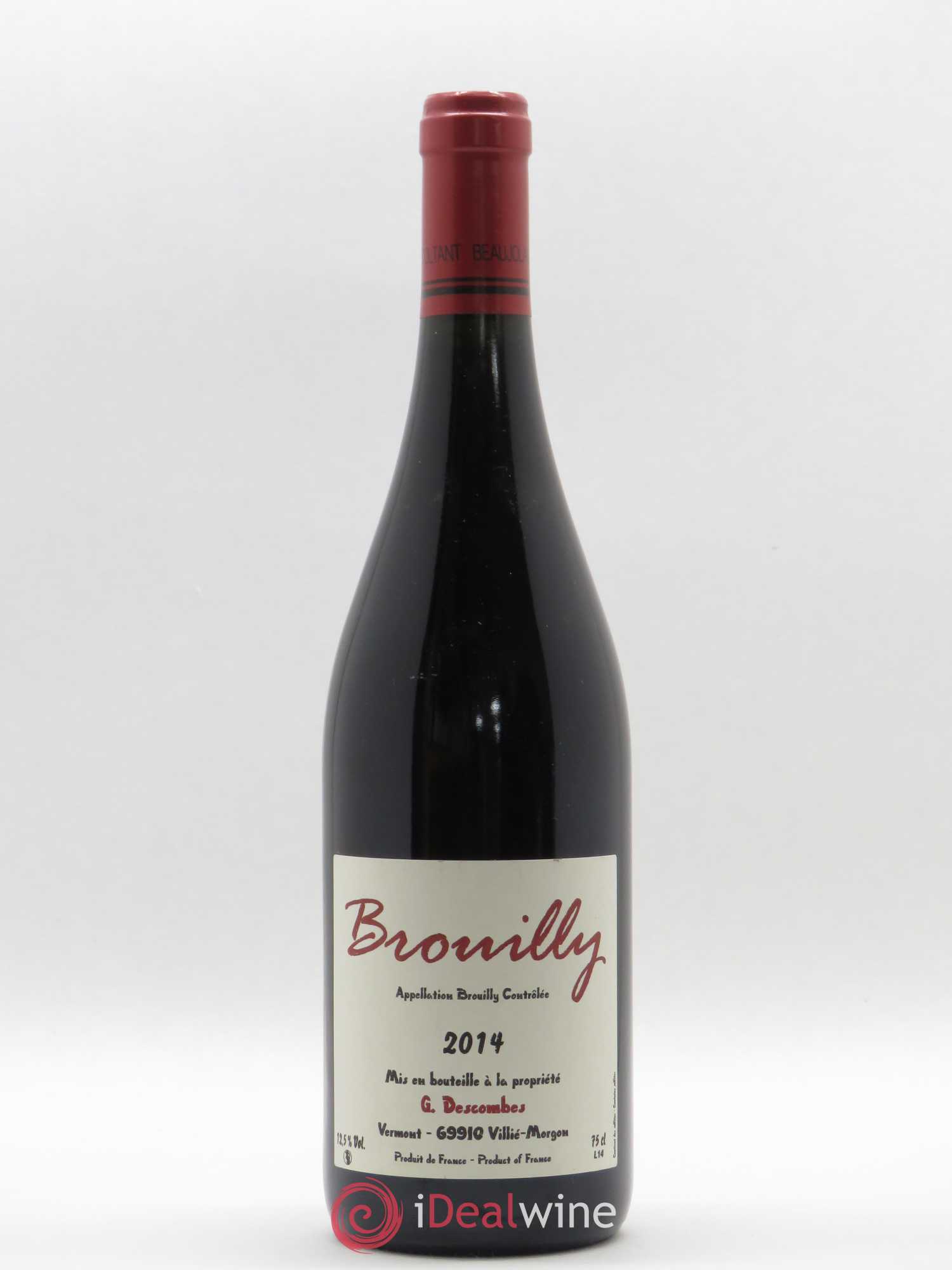 Brouilly Georges Descombes (Domaine) 2014 - Lot de 1 bouteille - 0