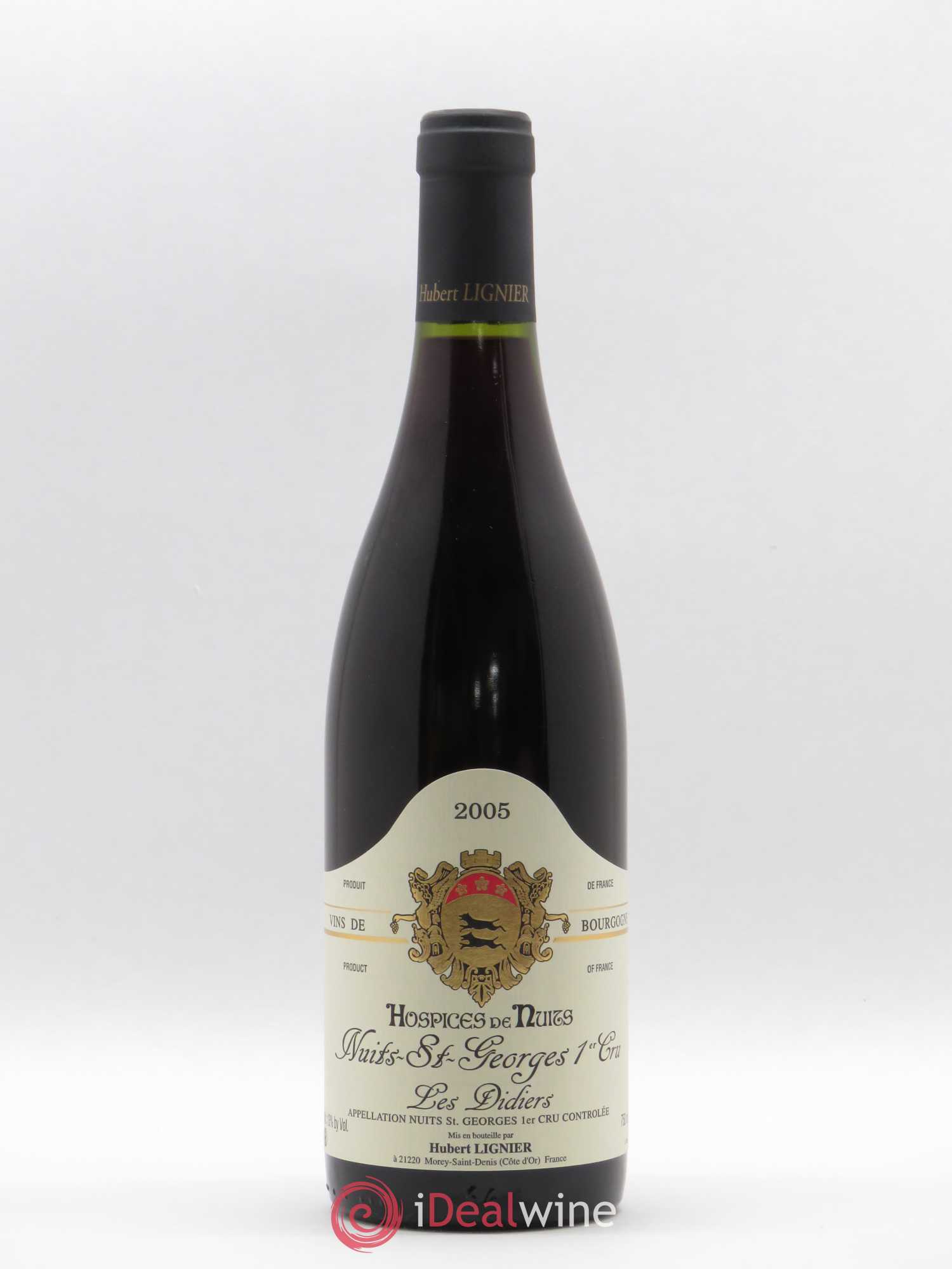 Nuits-Saint-Georges 1er Cru Les Didiers Hospices de Nuits Hubert Lignier (Domaine) 2005 - Lot de 1 bouteille - 0
