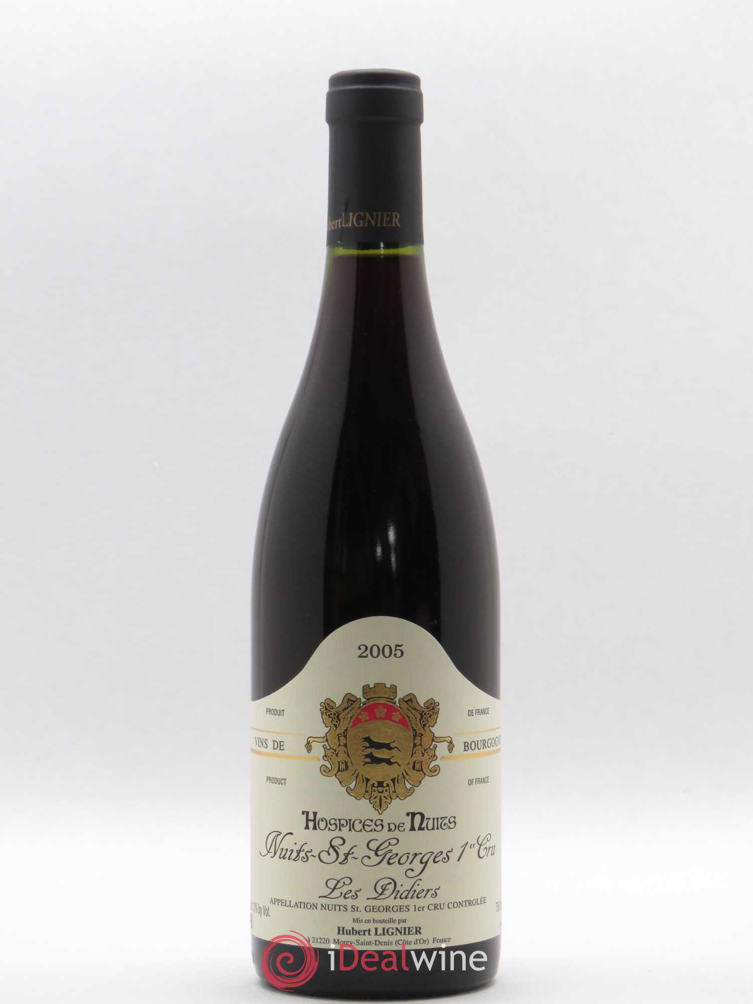 Nuits-Saint-Georges 1er Cru Les Didiers Hospices de Nuits Hubert Lignier (Domaine) 2005 - Lot de 1 bouteille - 0