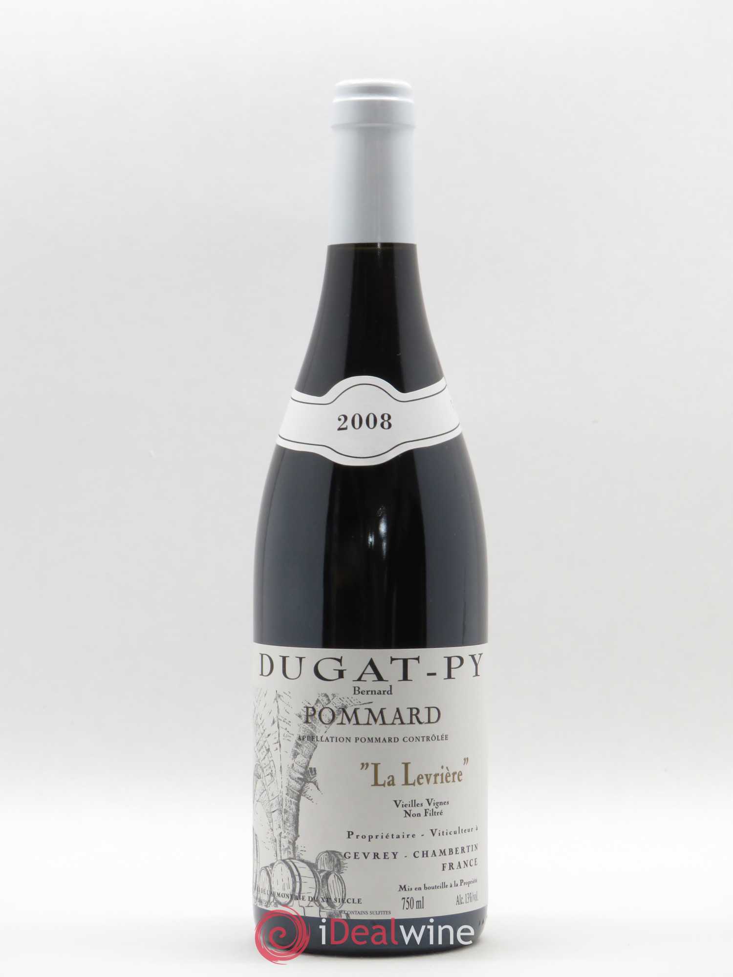 Pommard La Levrière Dugat-Py Vielles Vignes 2008 - Lot de 1 bouteille - 0