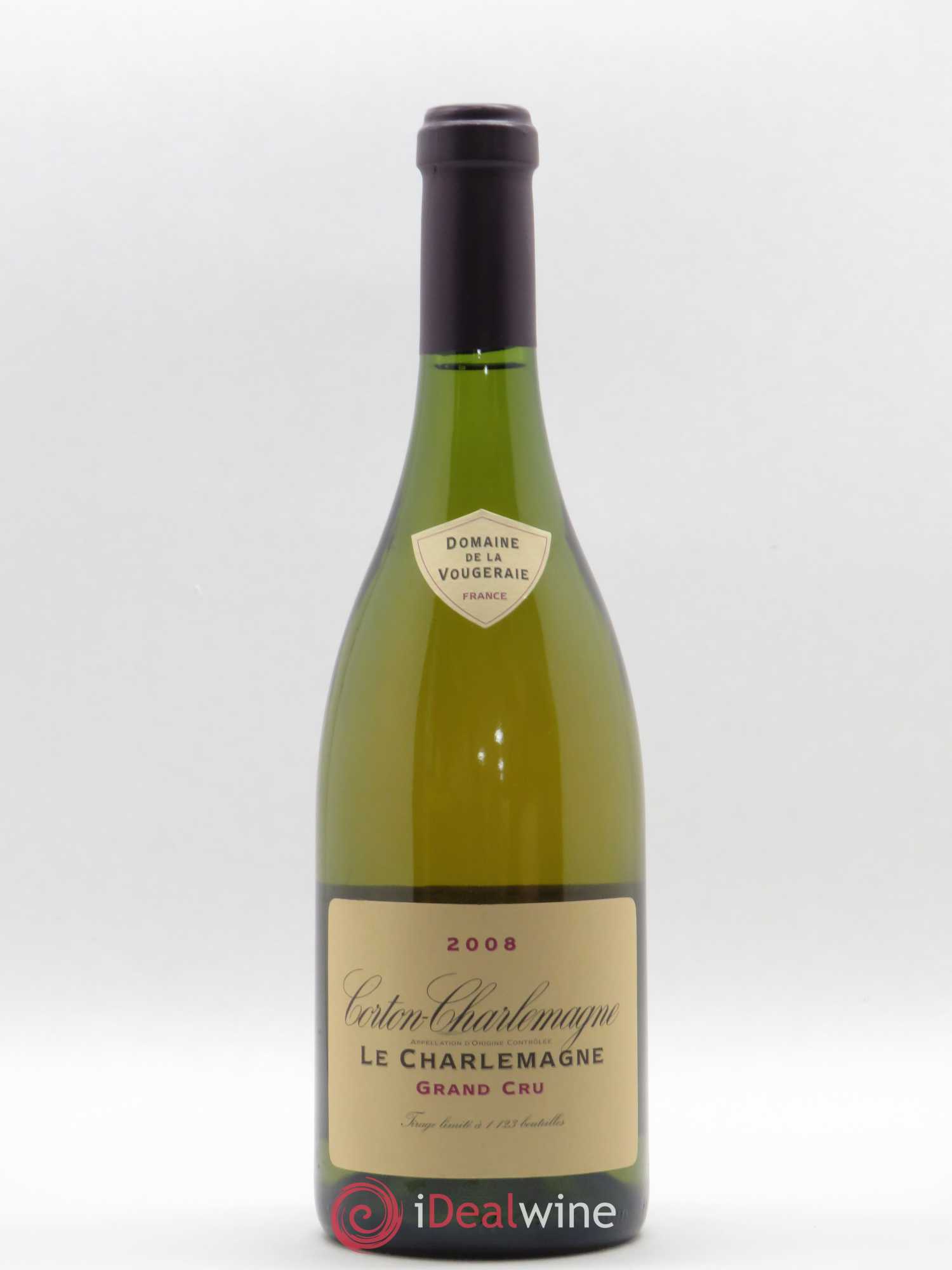 Corton-Charlemagne Grand Cru Le Charlemagne La Vougeraie 2008 - Lot de 1 bouteille - 0