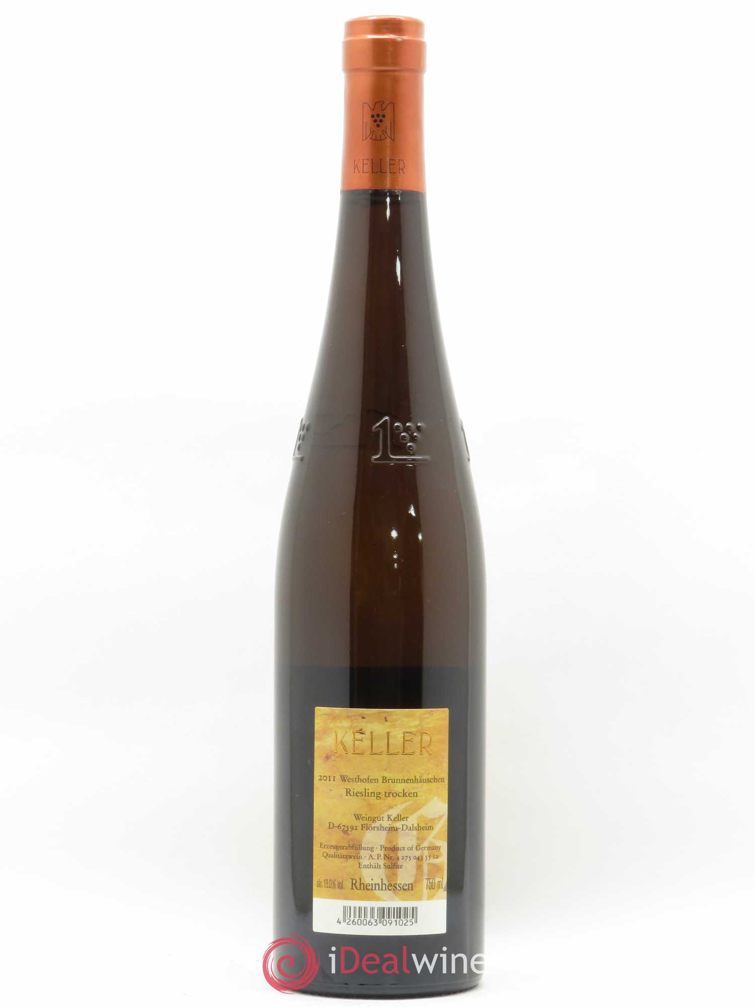 Riesling Weingut Keller Westhofen Brunnenhäuschen Abtserde 2011 - Lotto di 1 bottiglia - 1