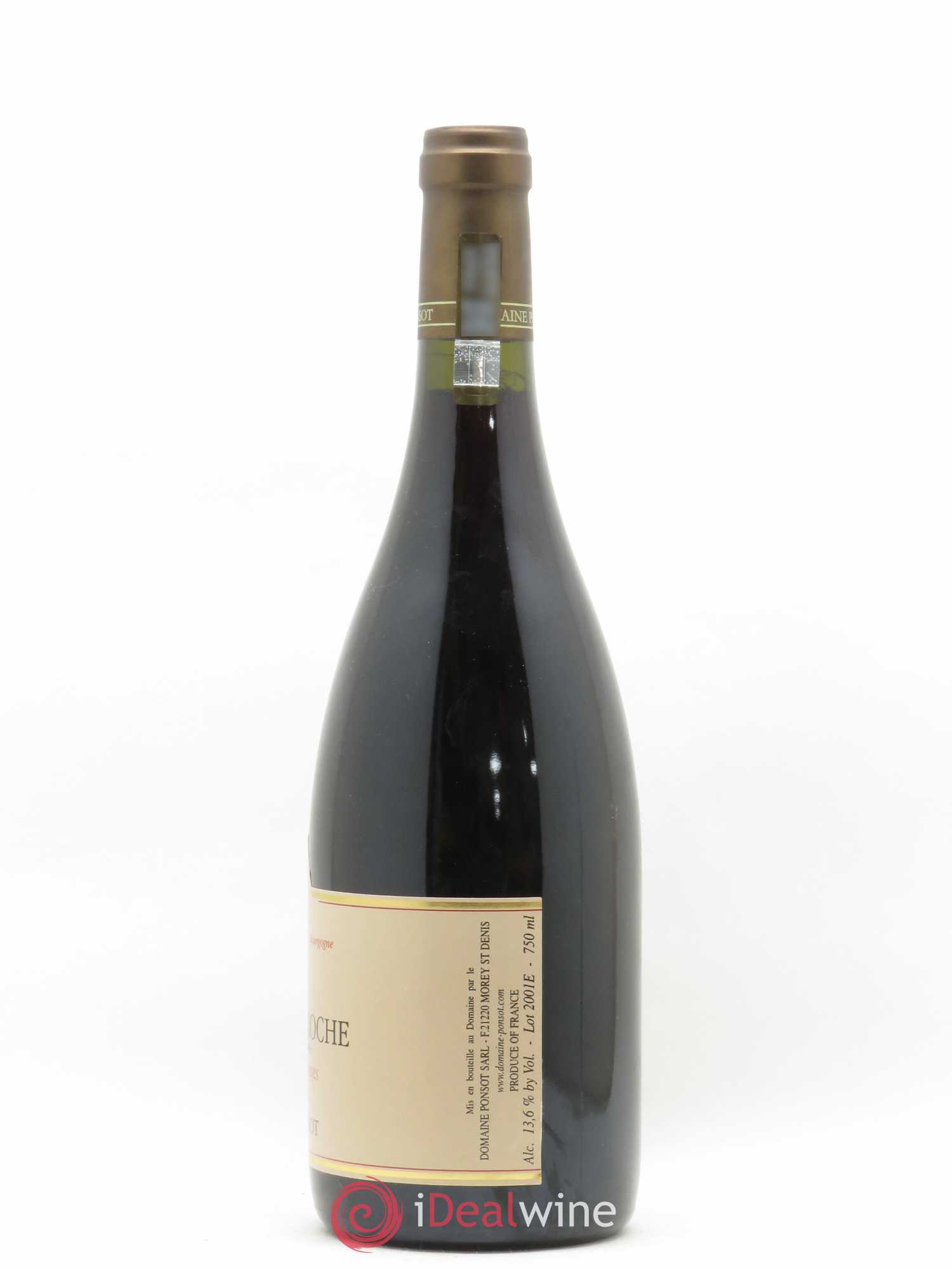Clos de la Roche Grand Cru Vieilles Vignes Ponsot (Domaine) 2001 - Lot de 1 bouteille - 1
