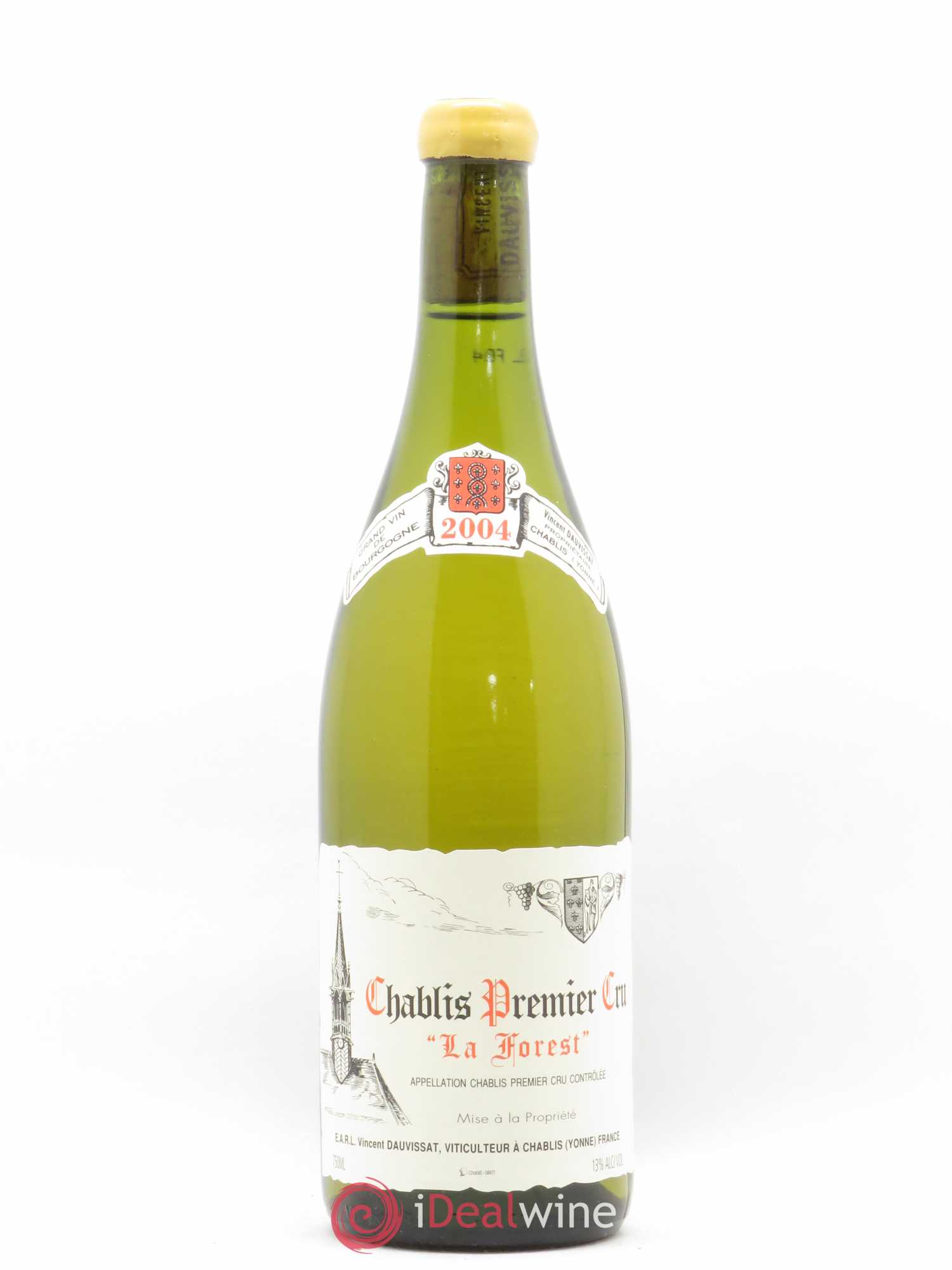 Chablis 1er Cru La Forest Vincent Dauvissat (Domaine) 2004 - Lot de 1 bouteille - 0