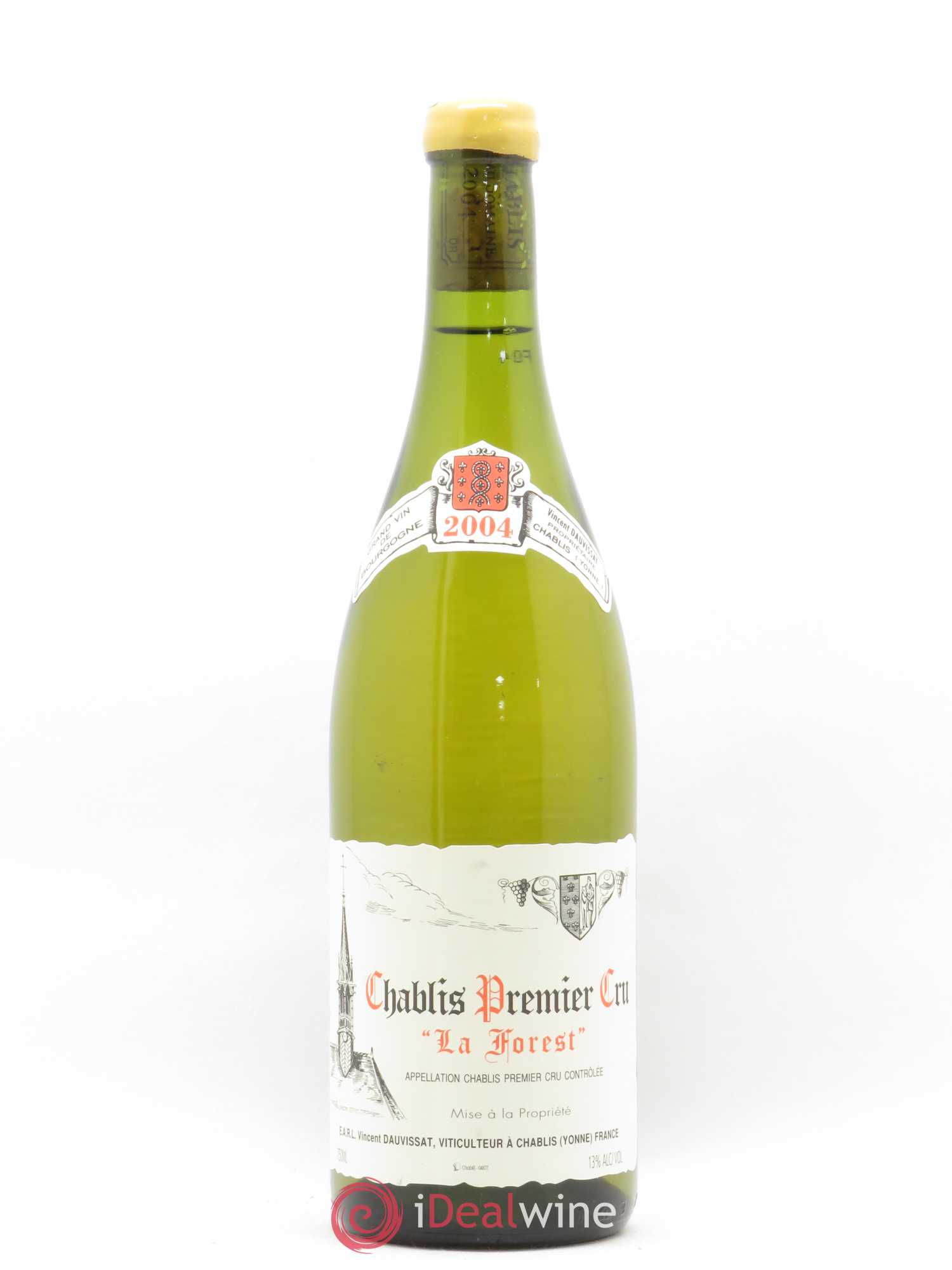 Chablis 1er Cru La Forest Vincent Dauvissat (Domaine) 2004 - Lot de 1 bouteille - 0