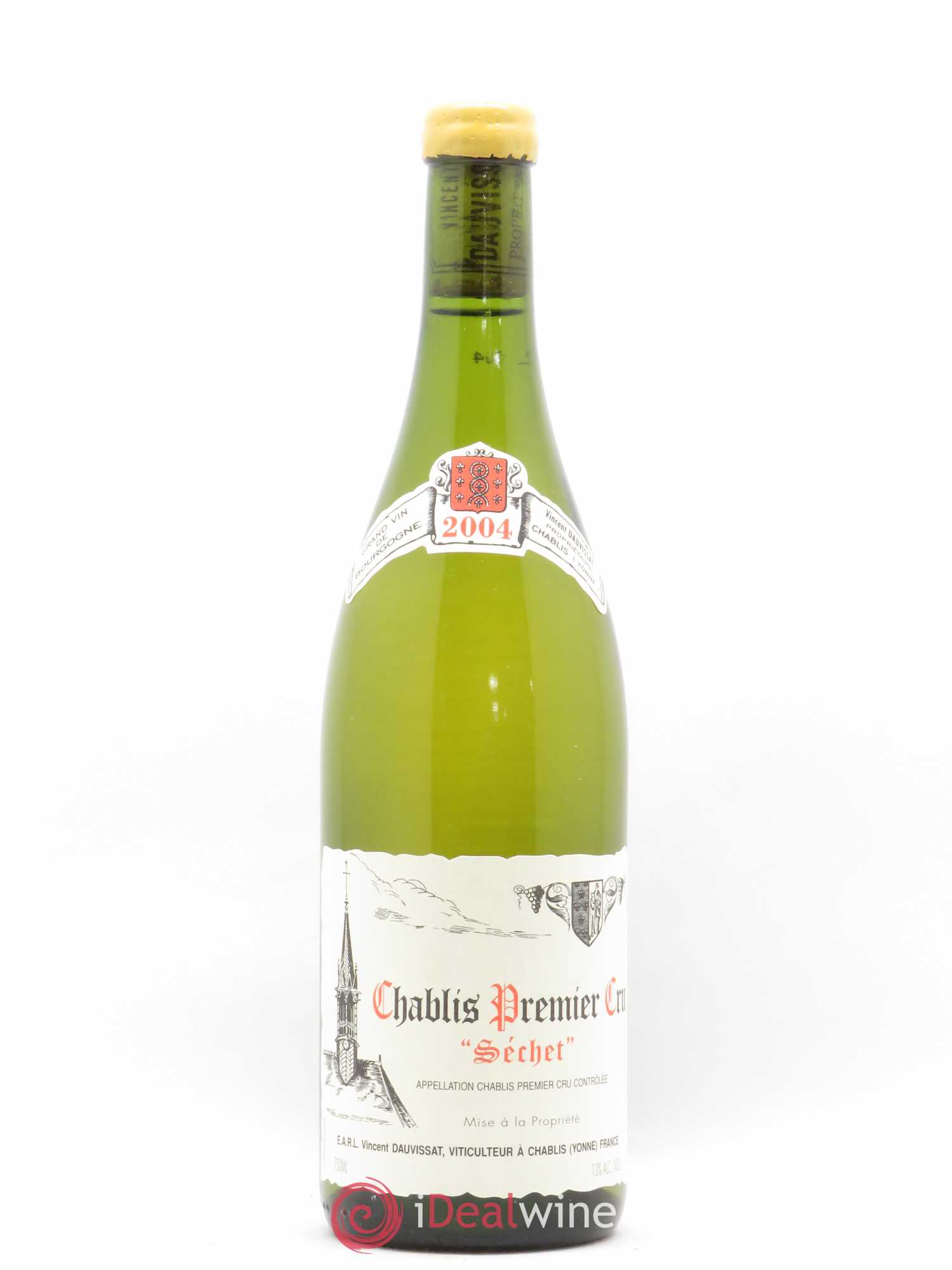 Chablis 1er Cru Séchet Vincent Dauvissat (Domaine) 2004 - Lot de 1 bouteille - 0