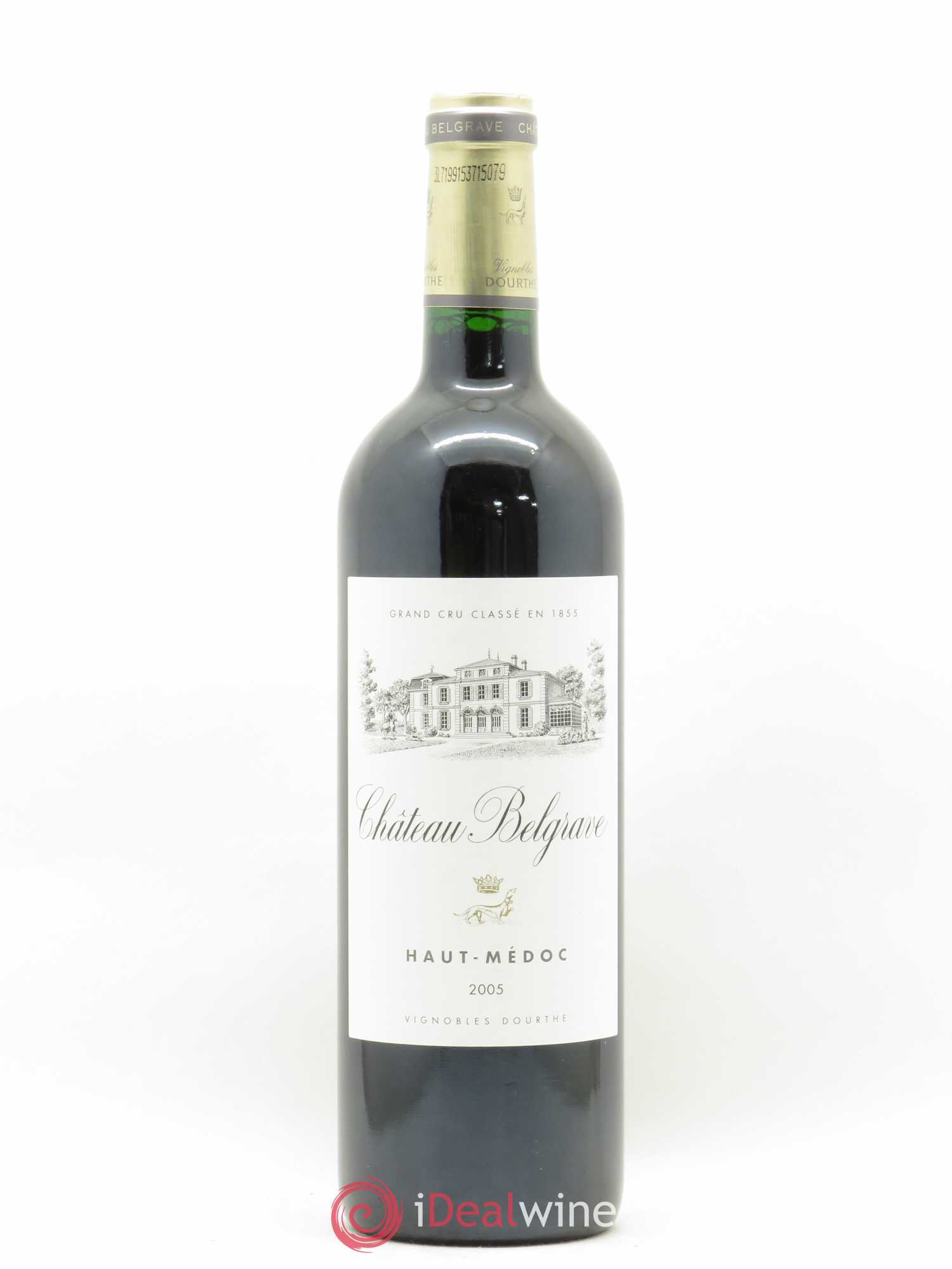 Château Belgrave 5ème Grand Cru Classé 2005 - Lot de 1 bouteille - 0