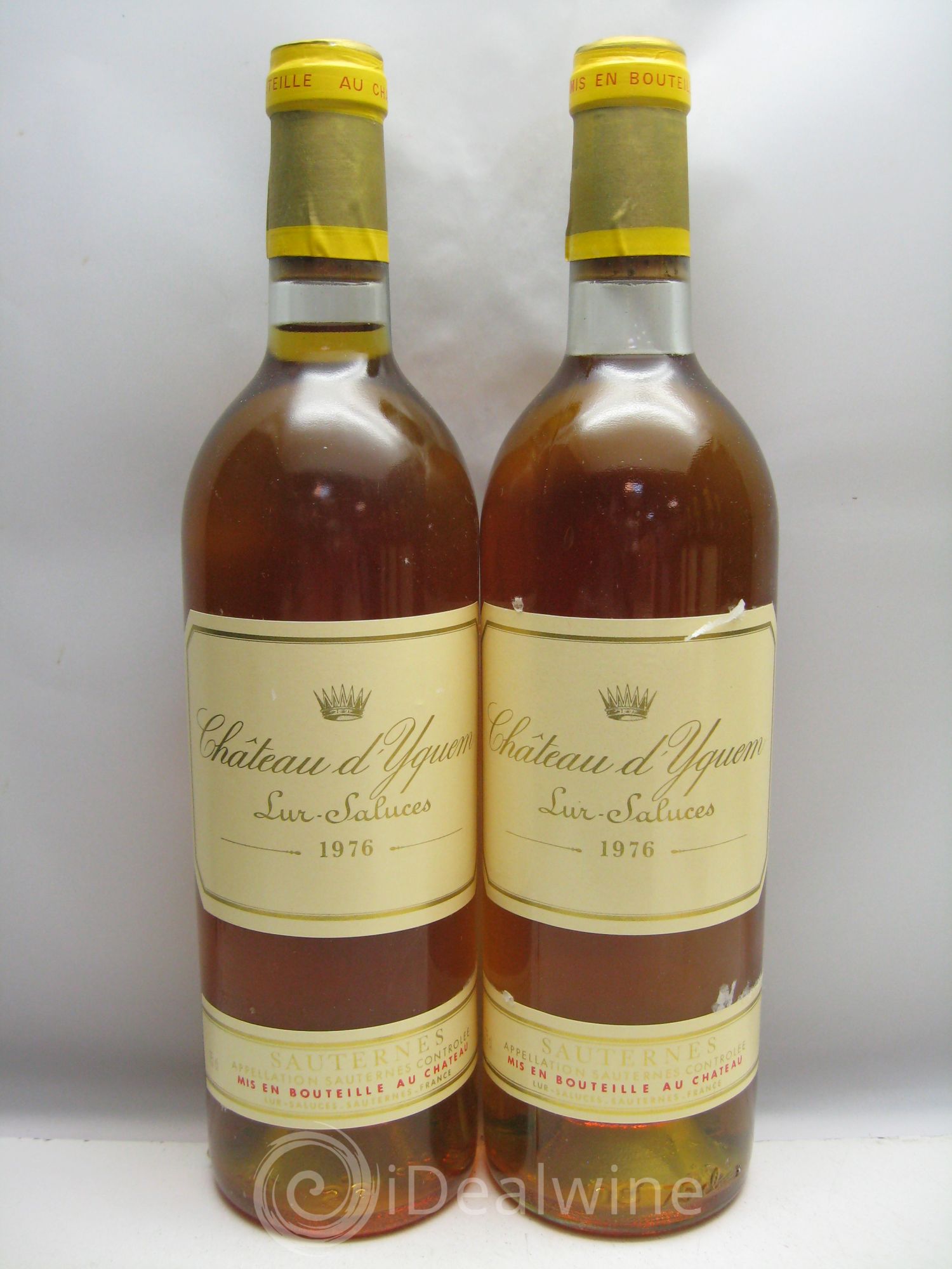 Château d' Yquem 1er Cru Classé Supérieur (caisse sans couvercle) 1976 - Lotto di 12 bottiglie - 2