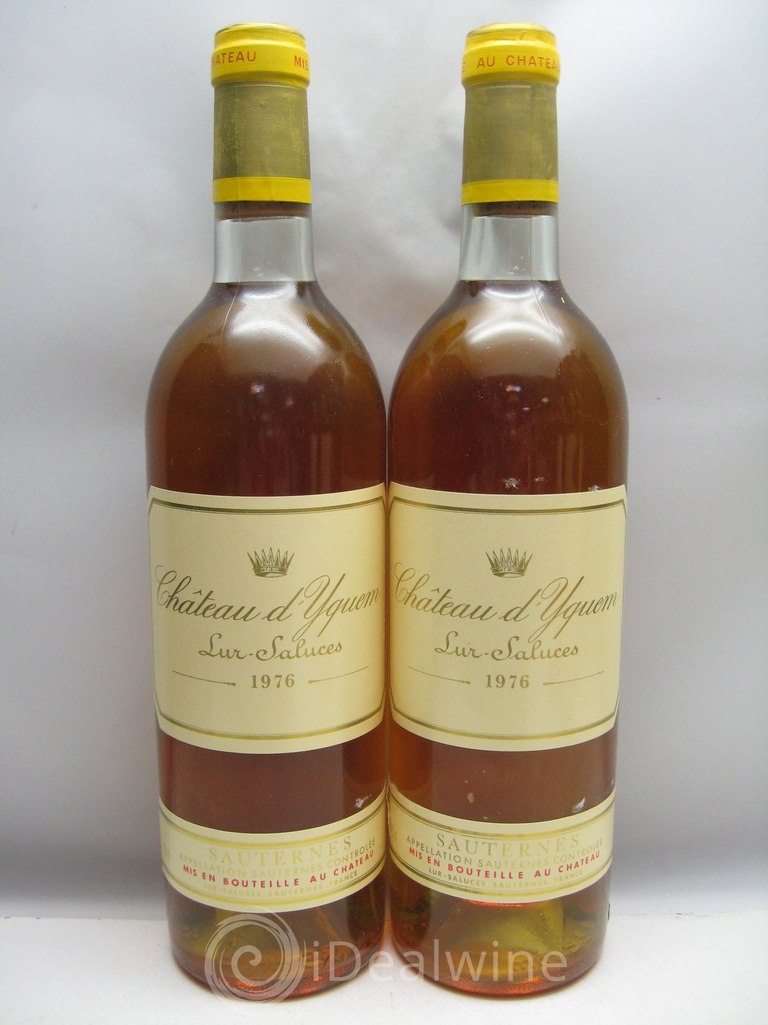 Château d' Yquem 1er Cru Classé Supérieur (caisse sans couvercle) 1976 - Lotto di 12 bottiglie - 3