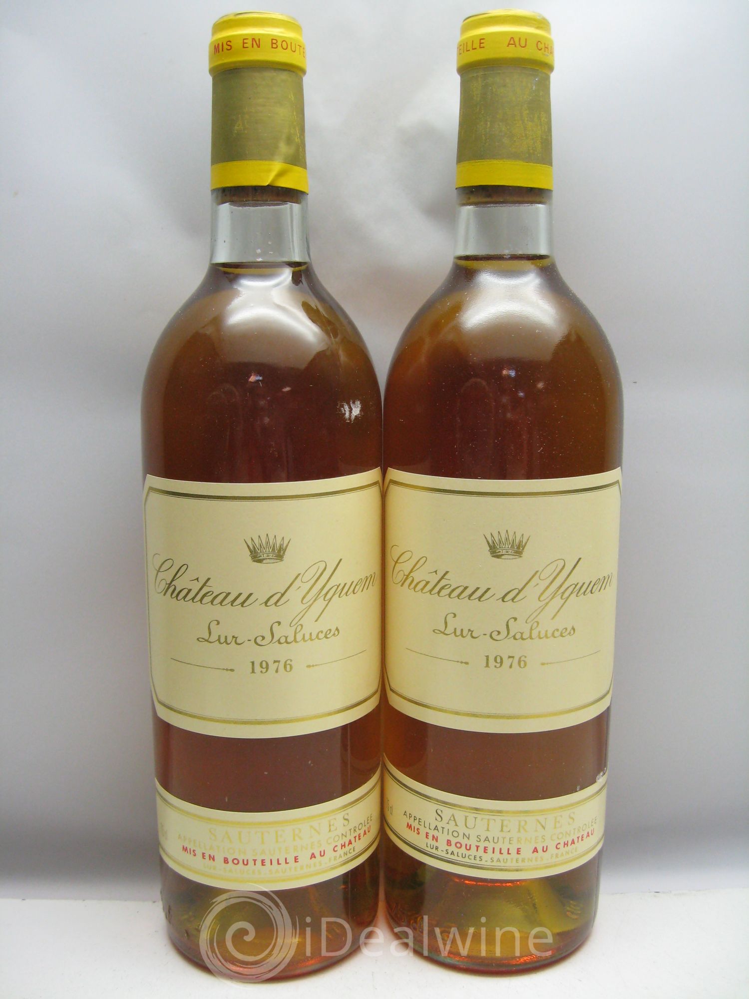 Château d' Yquem 1er Cru Classé Supérieur (caisse sans couvercle) 1976 - Lotto di 12 bottiglie - 5