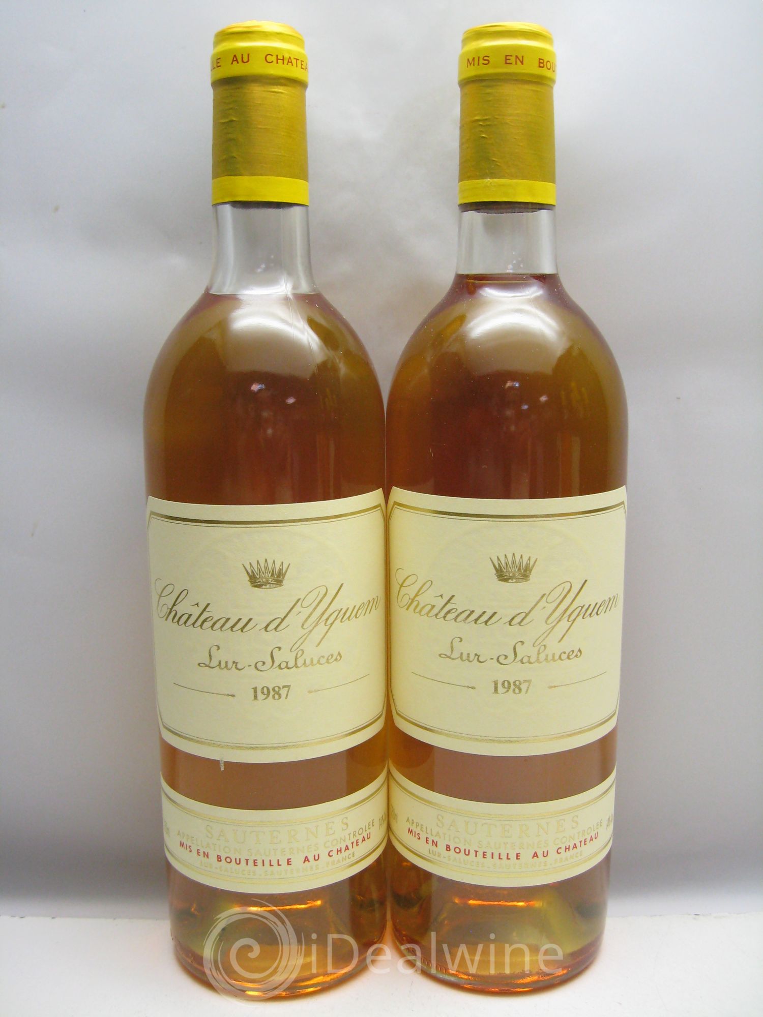 Château d' Yquem 1er Cru Classé Supérieur (caisse sans couvercle) 1987 - Lotto di 12 bottiglie - 3