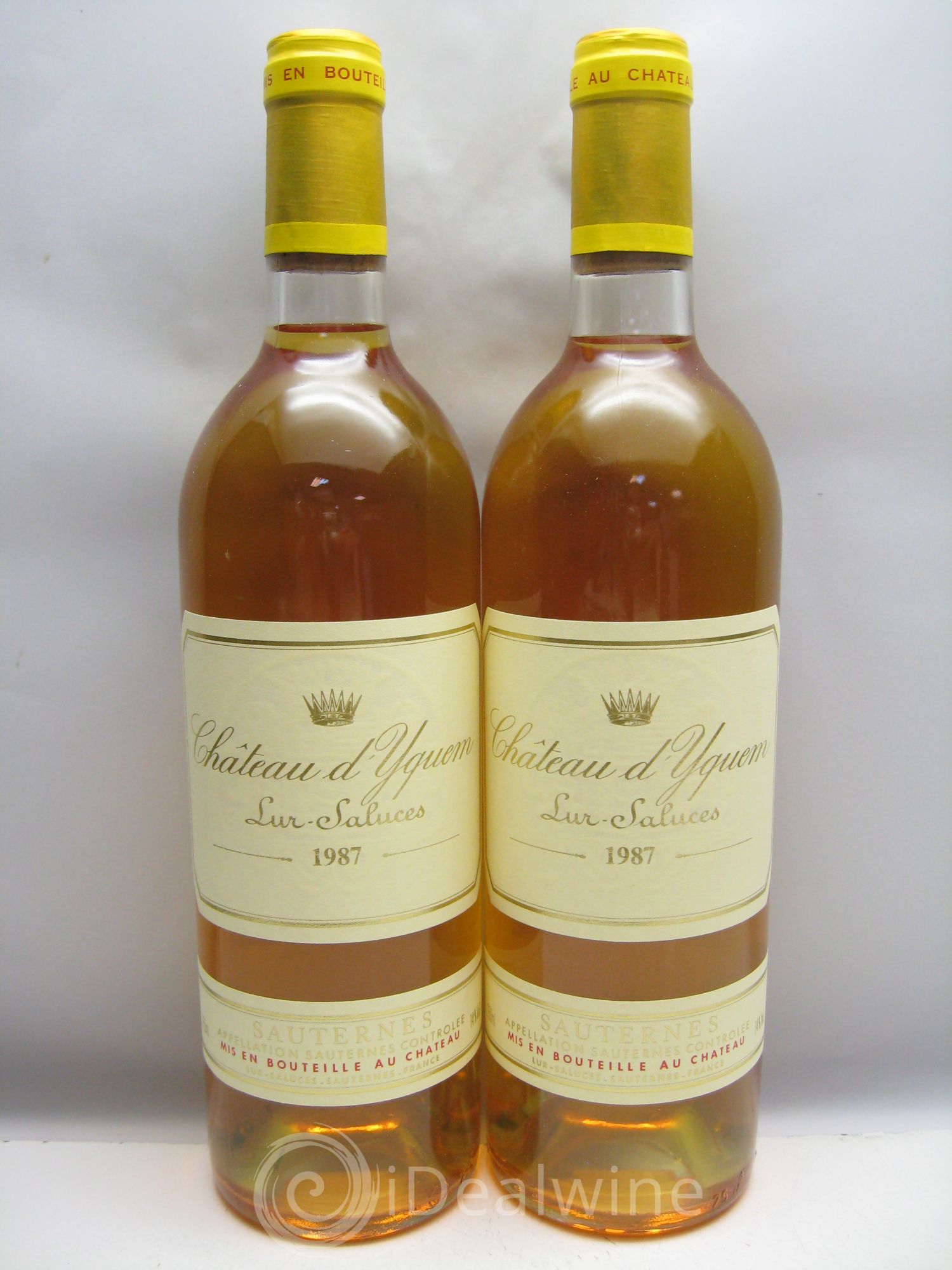 Château d' Yquem 1er Cru Classé Supérieur (caisse sans couvercle) 1987 - Lotto di 12 bottiglie - 5