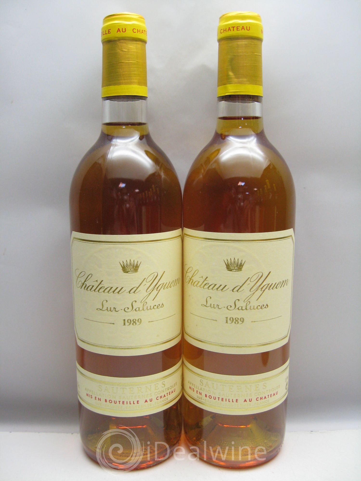 Château d' Yquem 1er Cru Classé Supérieur (caisse sans couvercle) 1989 - Lotto di 12 bottiglie - 0