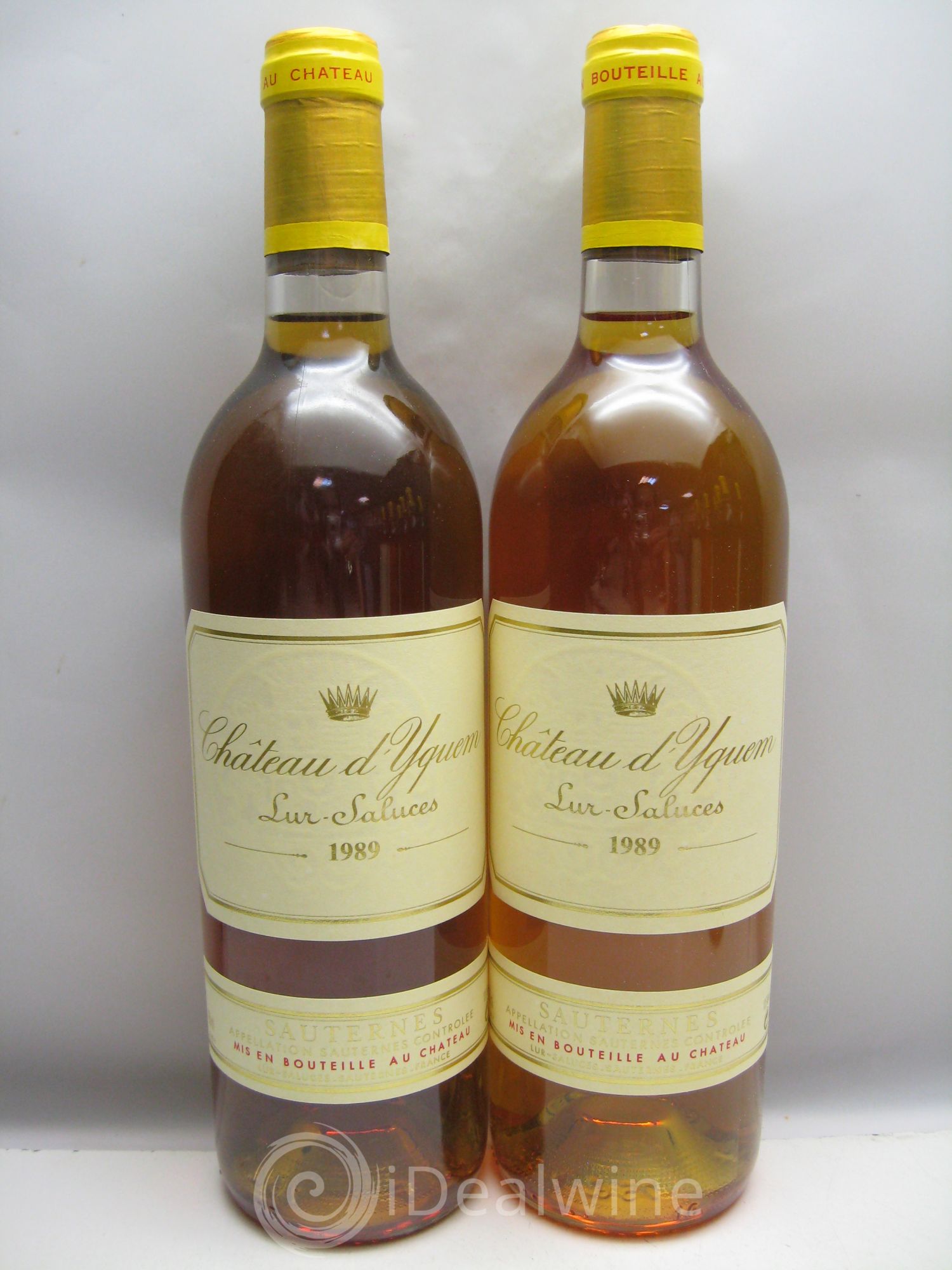 Château d' Yquem 1er Cru Classé Supérieur (caisse sans couvercle) 1989 - Lotto di 12 bottiglie - 1