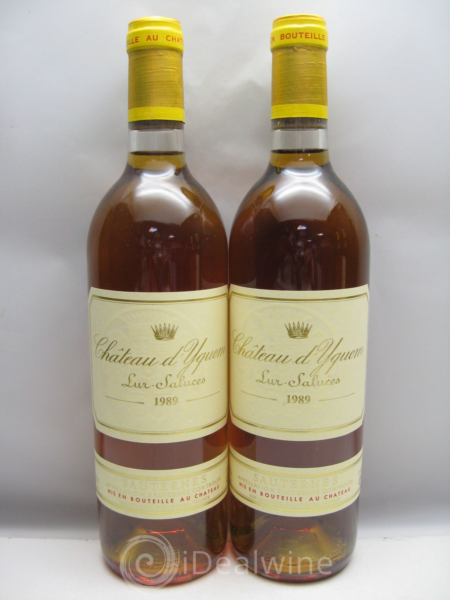 Château d' Yquem 1er Cru Classé Supérieur (caisse sans couvercle) 1989 - Lotto di 12 bottiglie - 4