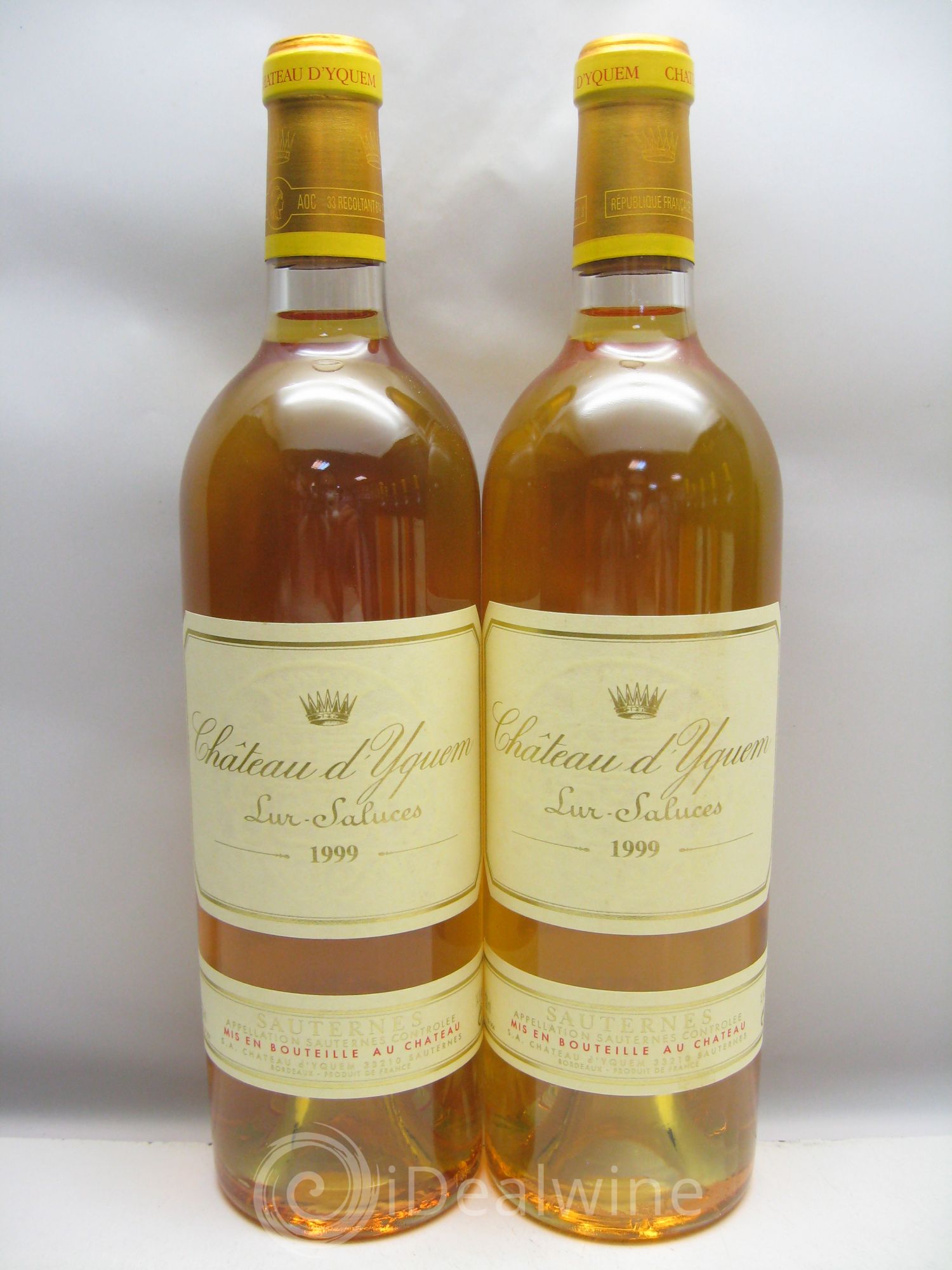 Château d' Yquem 1er Cru Classé Supérieur (caisse sans couvercle) 1999 - Lotto di 12 bottiglie - 0