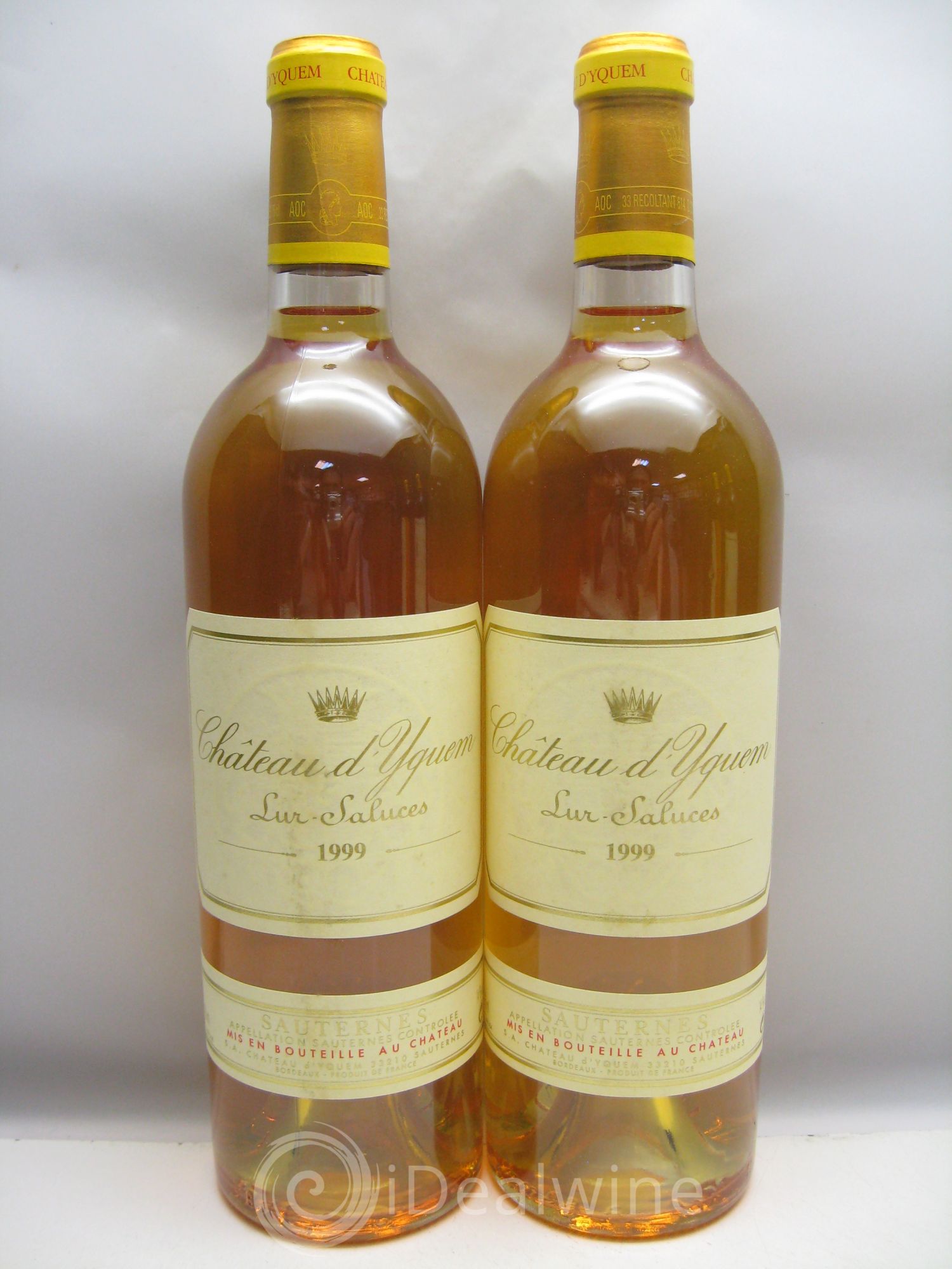 Château d' Yquem 1er Cru Classé Supérieur (caisse sans couvercle) 1999 - Lotto di 12 bottiglie - 2