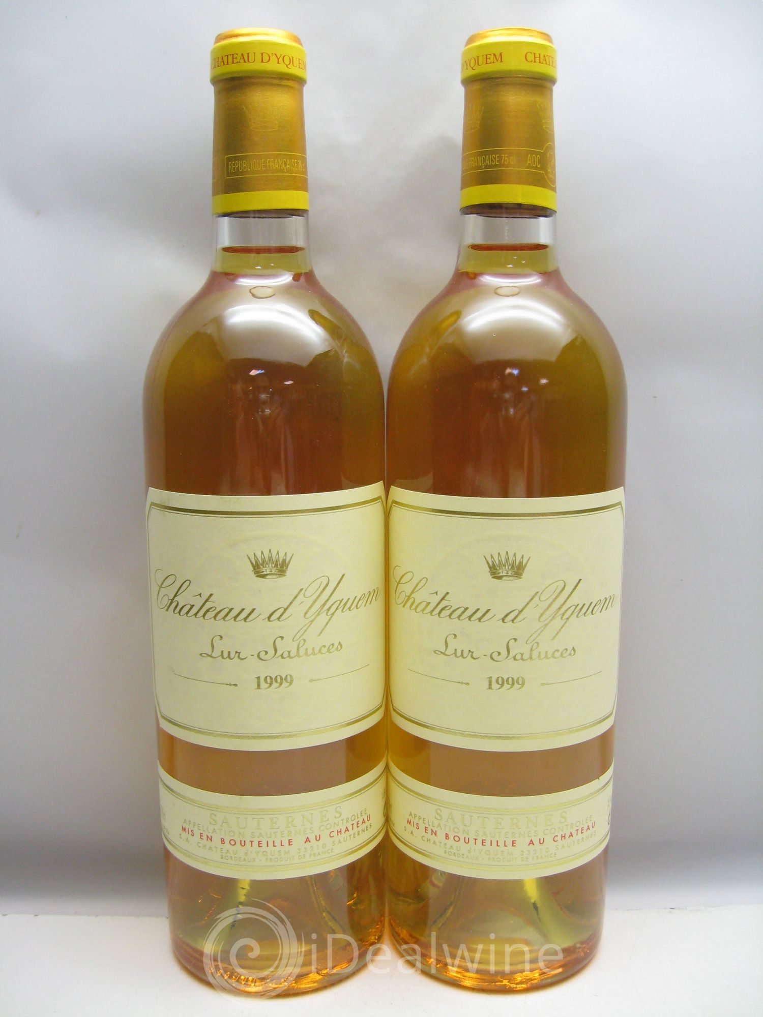 Château d' Yquem 1er Cru Classé Supérieur (caisse sans couvercle) 1999 - Lotto di 12 bottiglie - 3