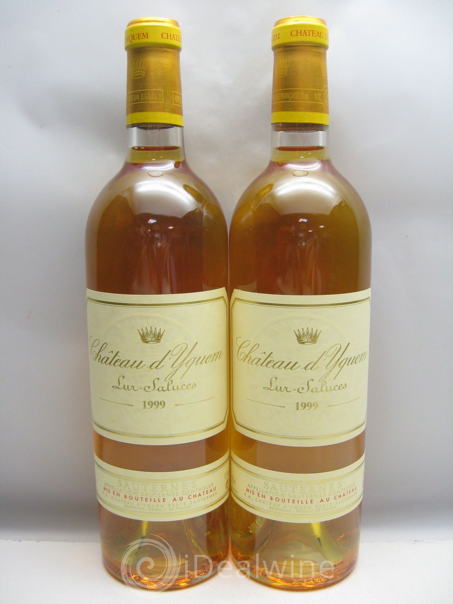 Château d' Yquem 1er Cru Classé Supérieur (caisse sans couvercle) 1999 - Lotto di 12 bottiglie - 4