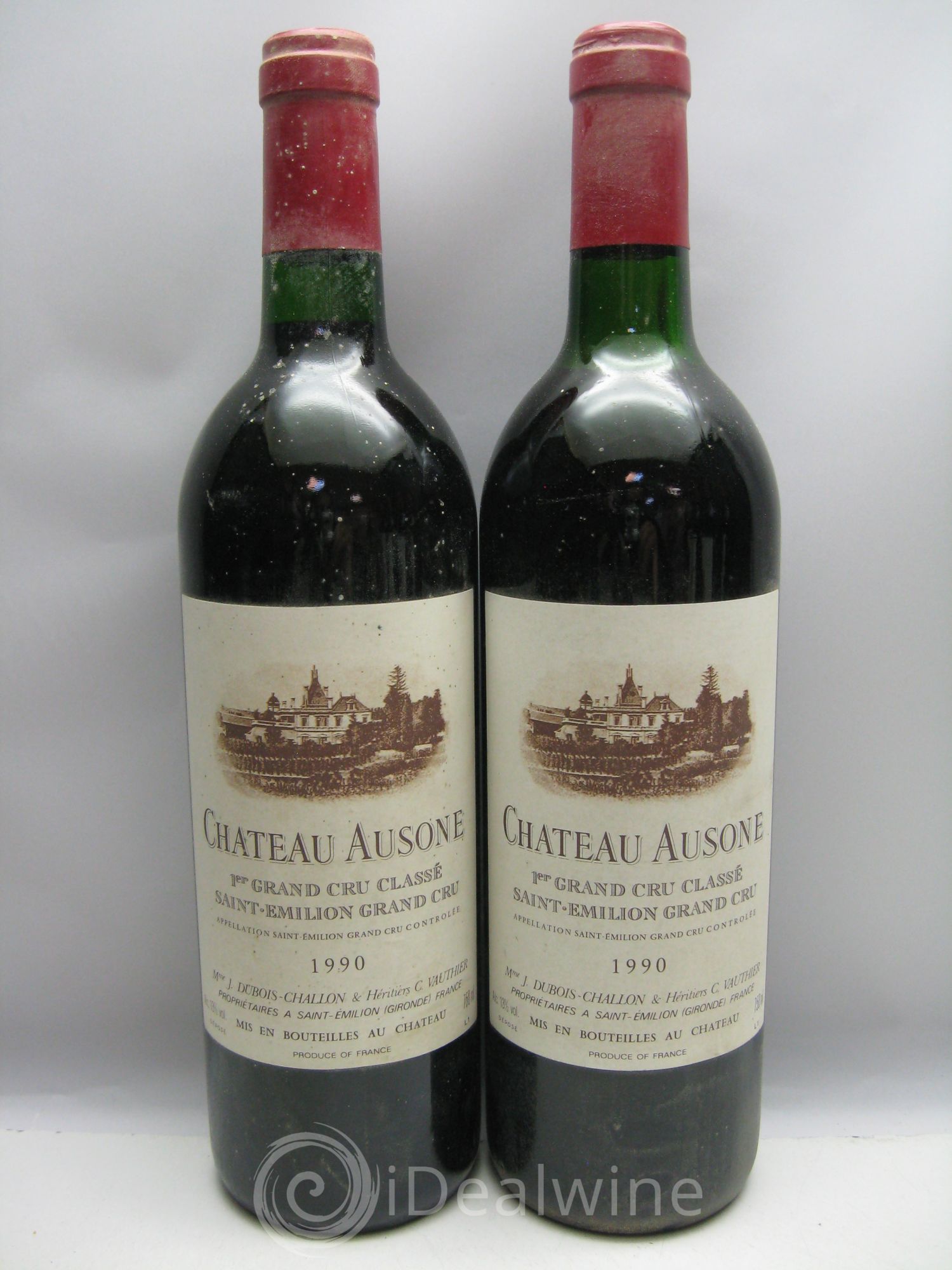 Château Ausone 1er Grand Cru Classé A 1990 - Lot de 12 bouteilles - 0