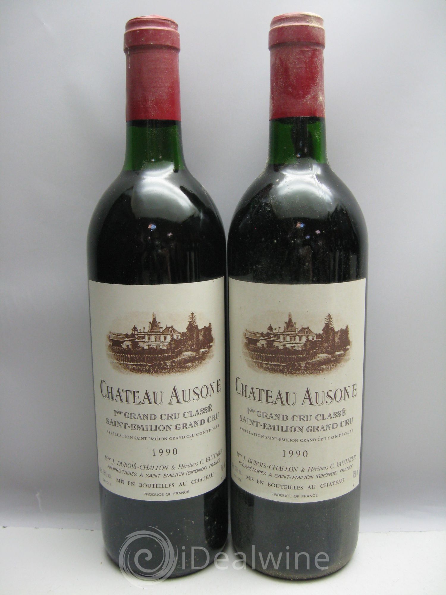 Château Ausone 1er Grand Cru Classé A 1990 - Lot de 12 bouteilles - 1