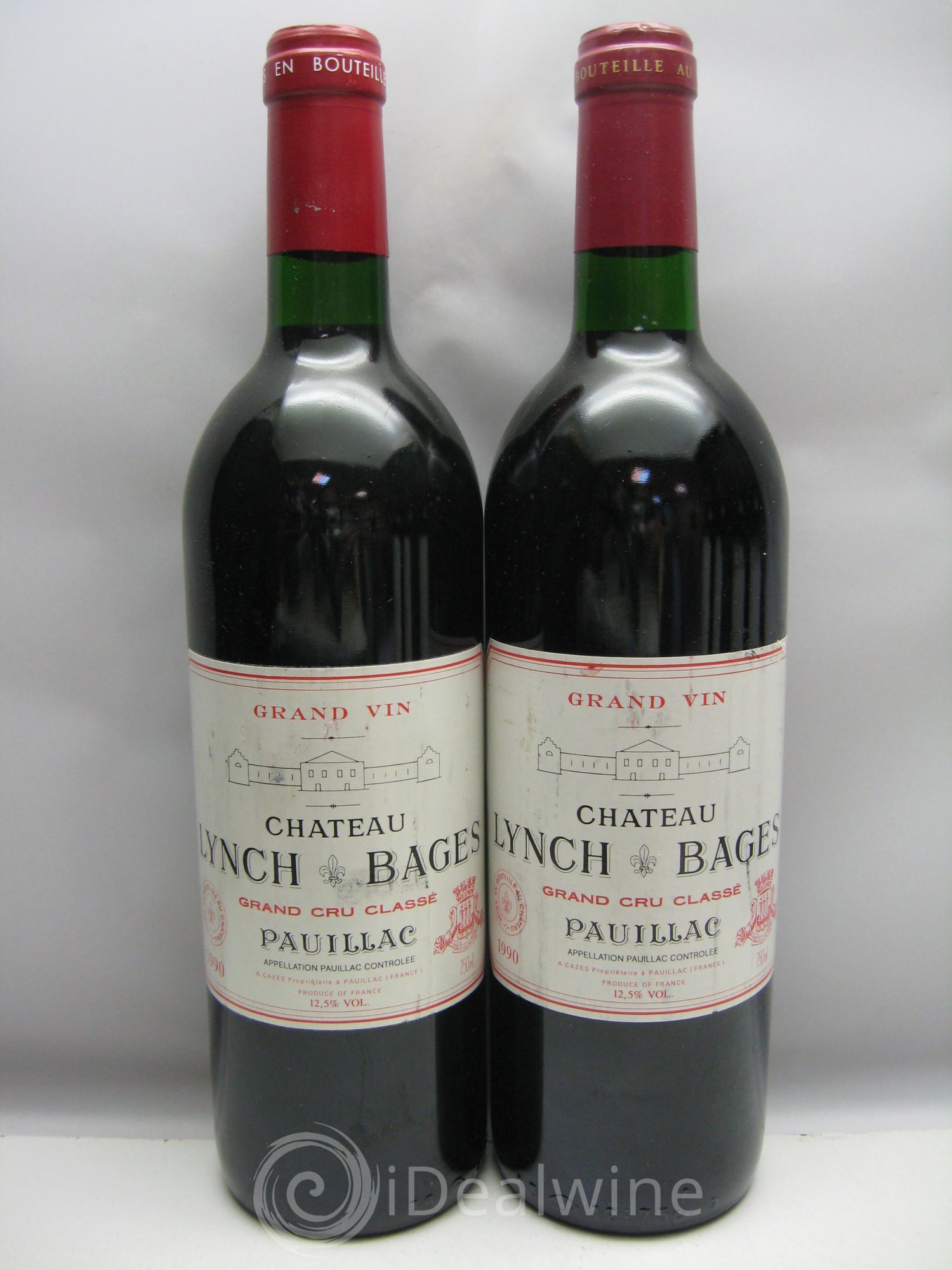 Château Lynch Bages 5ème Grand Cru Classé 1990 - Lot de 6 bouteilles - 0