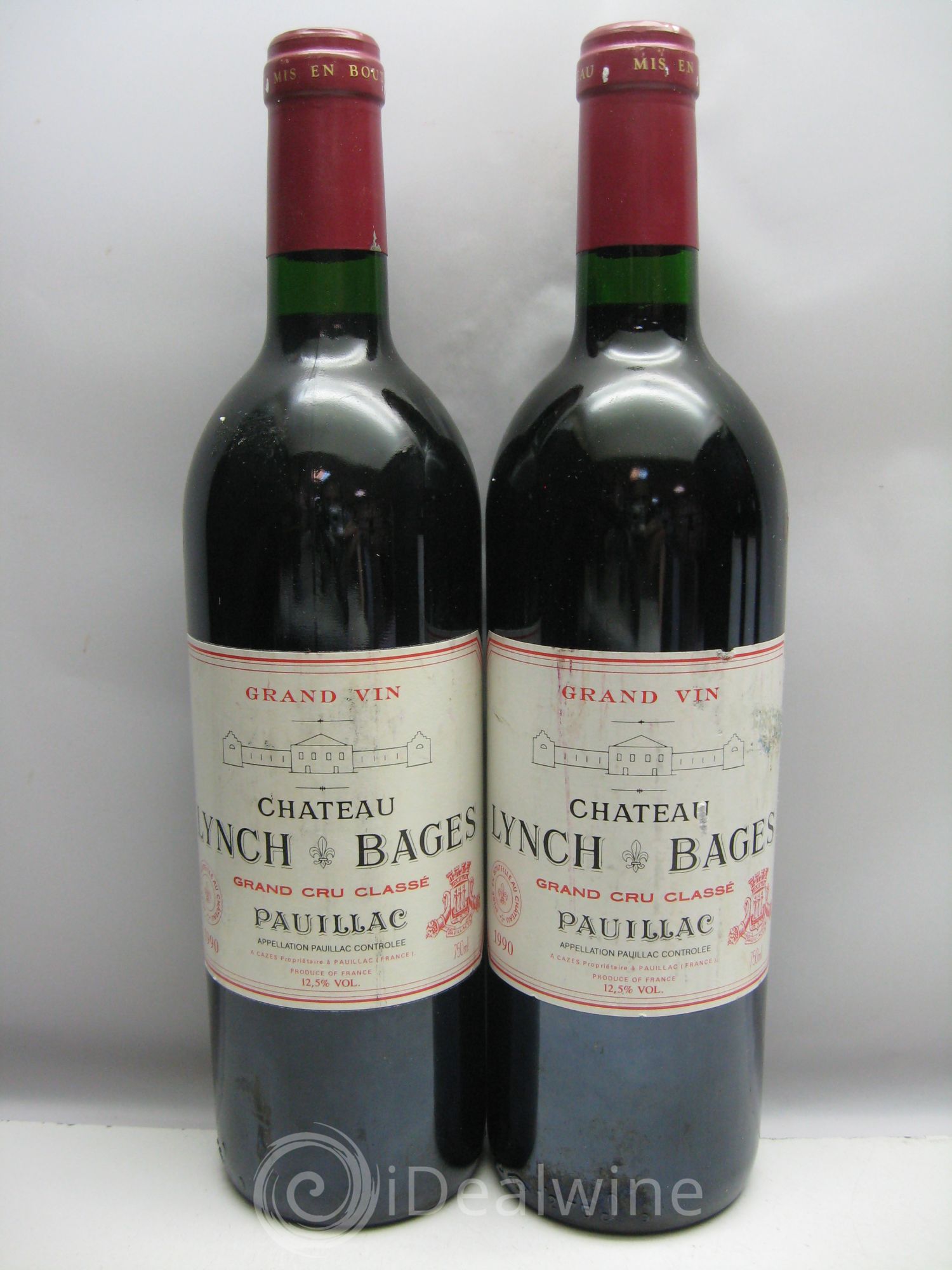 Château Lynch Bages 5ème Grand Cru Classé 1990 - Lot de 6 bouteilles - 1