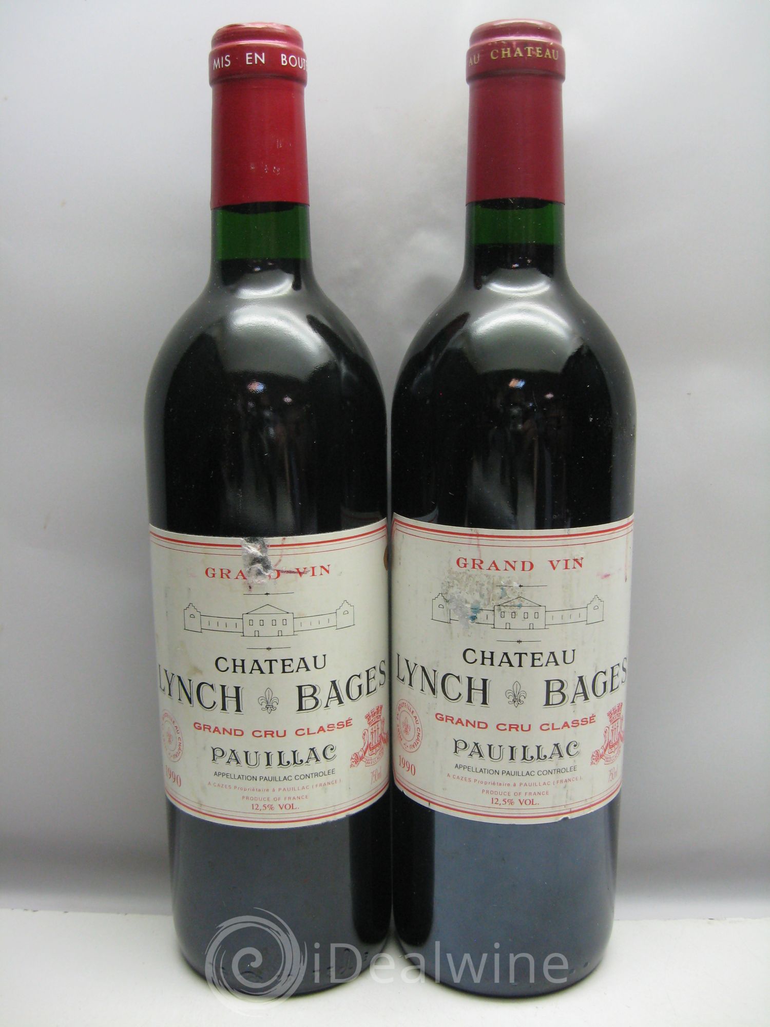 Château Lynch Bages 5ème Grand Cru Classé 1990 - Lot de 6 bouteilles - 2