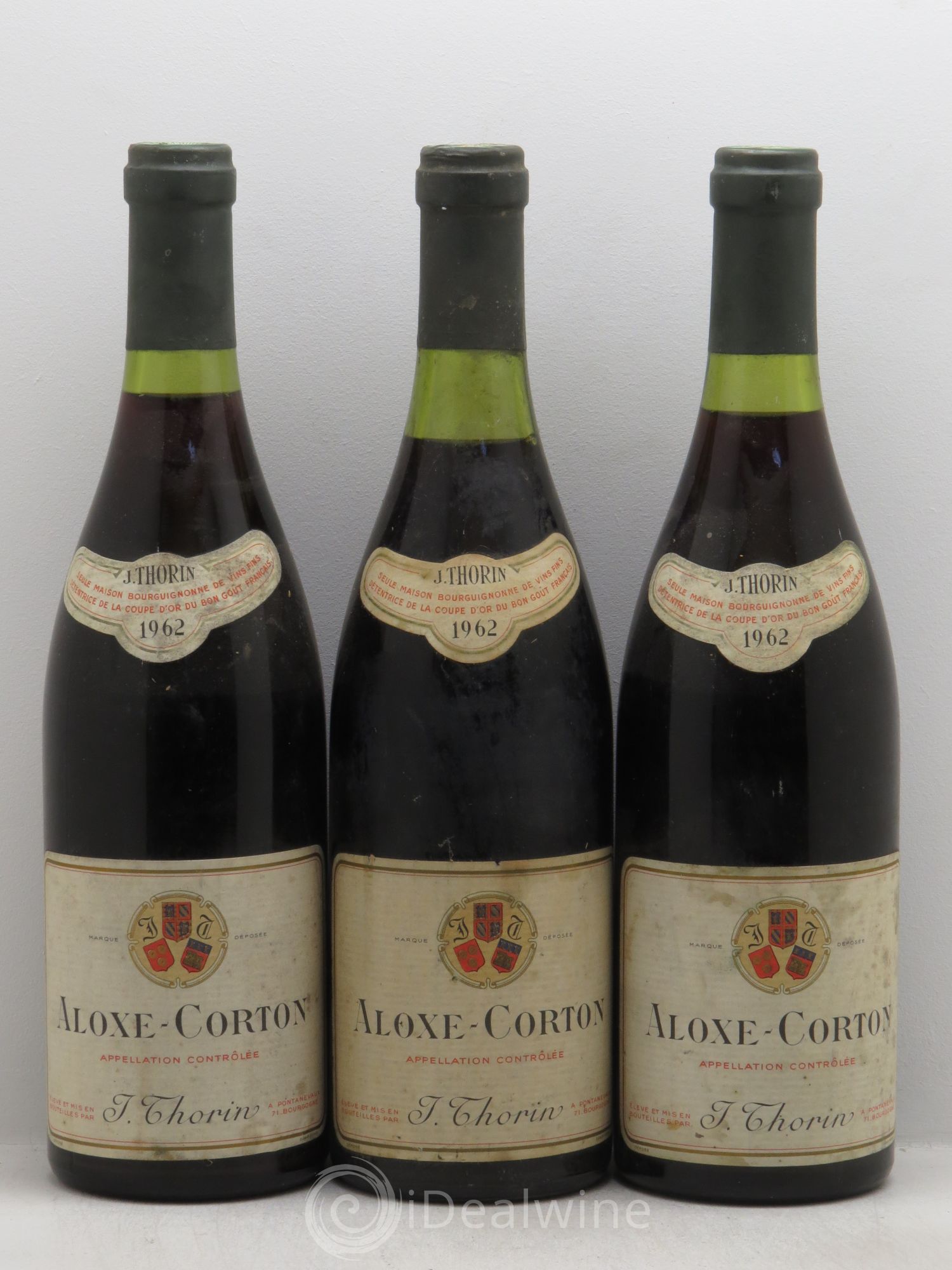 Aloxe-Corton J.Thorin 1962 - Lot de 3 bouteilles - 0