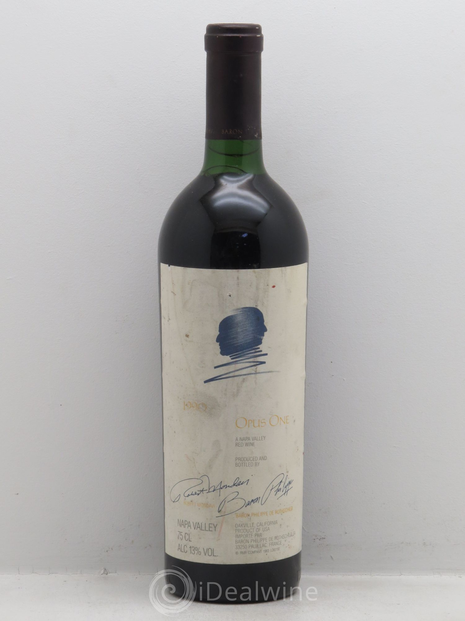 Napa Valley Opus One Robert Mondavi 1990 - Lot de 1 bouteille - 0