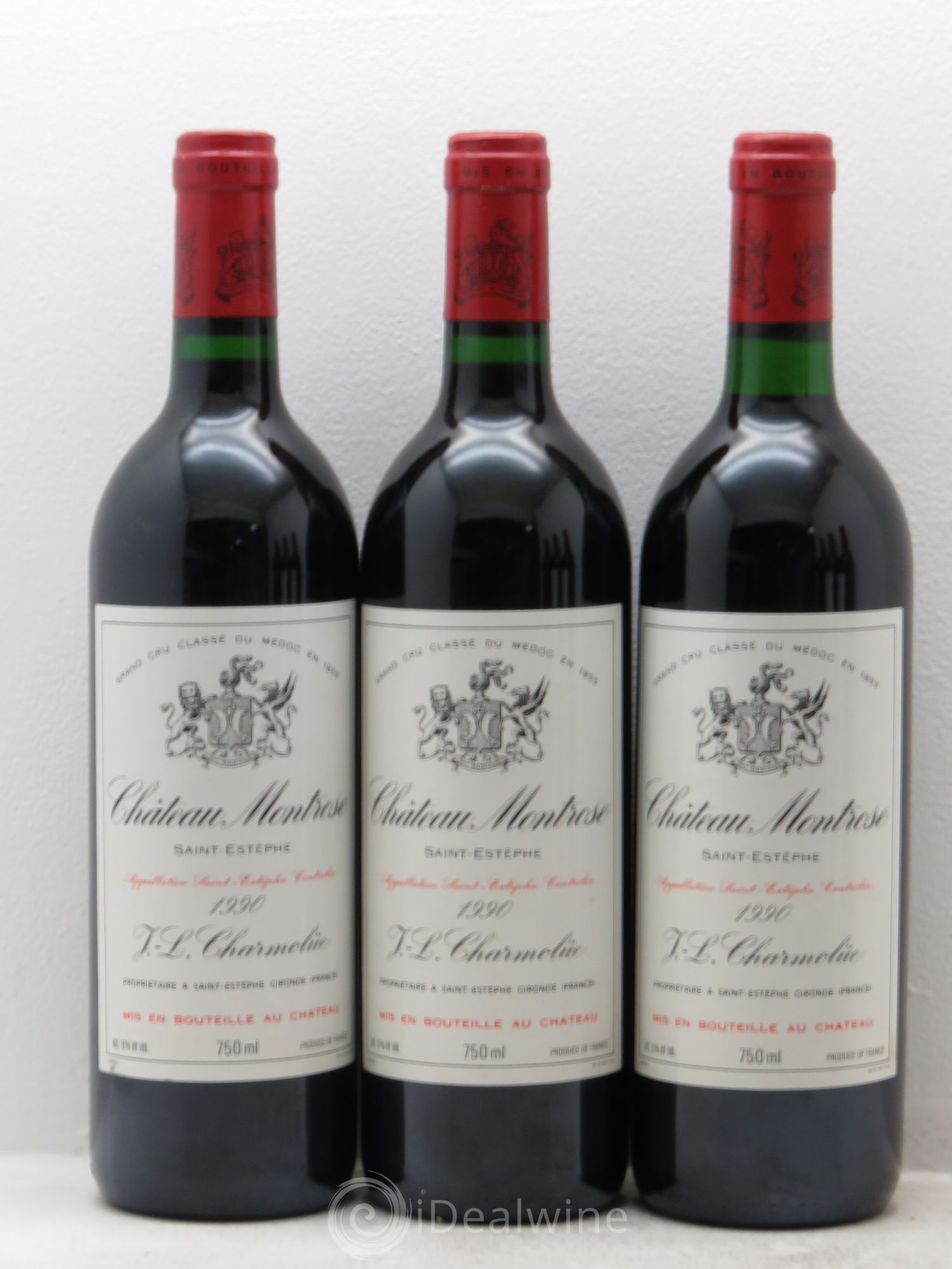 Château Montrose 2ème Grand Cru Classé 1990 - Lot de 6 bouteilles - 1