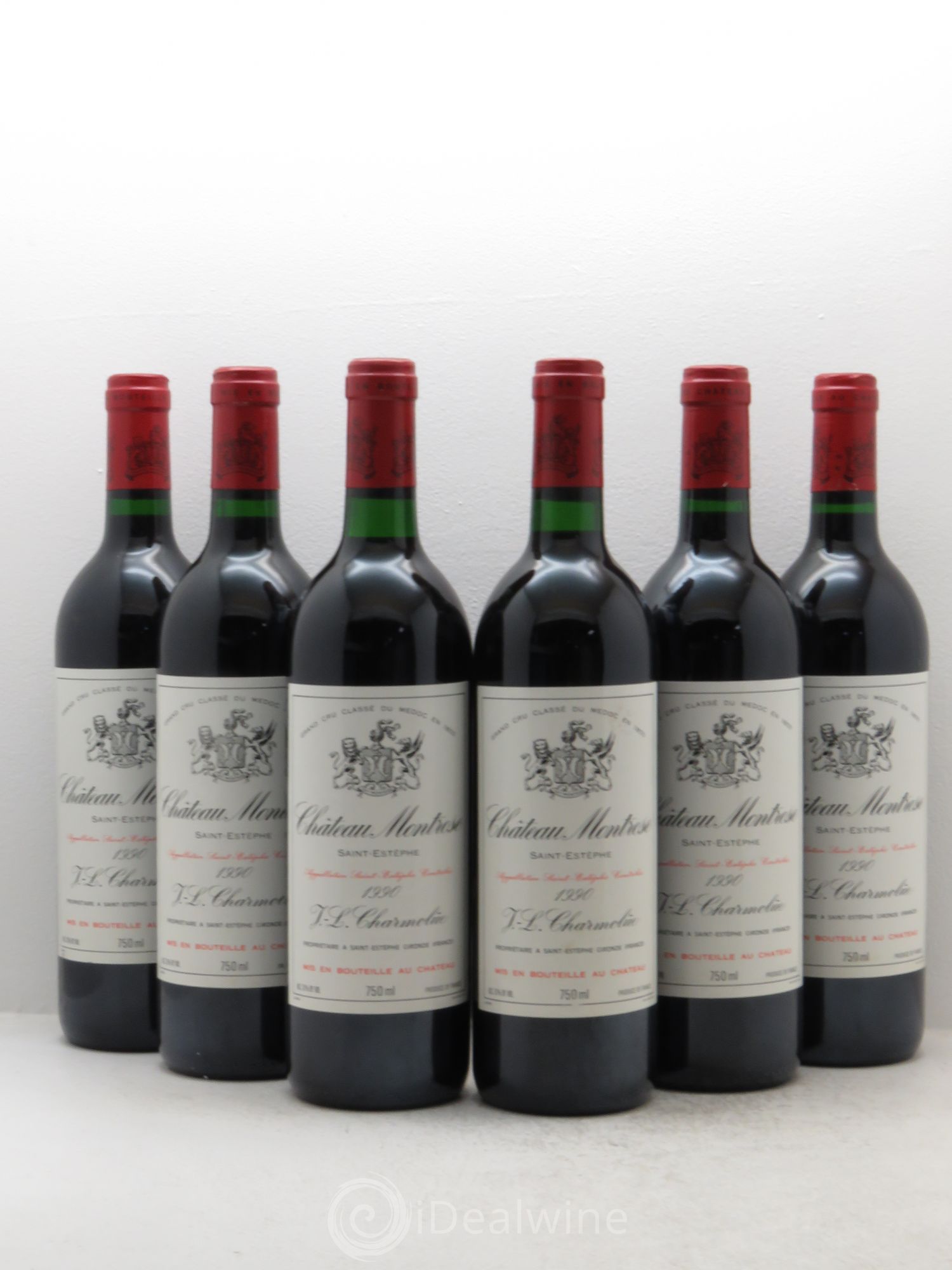 Château Montrose 2ème Grand Cru Classé 1990 - Lot de 6 bouteilles - 0