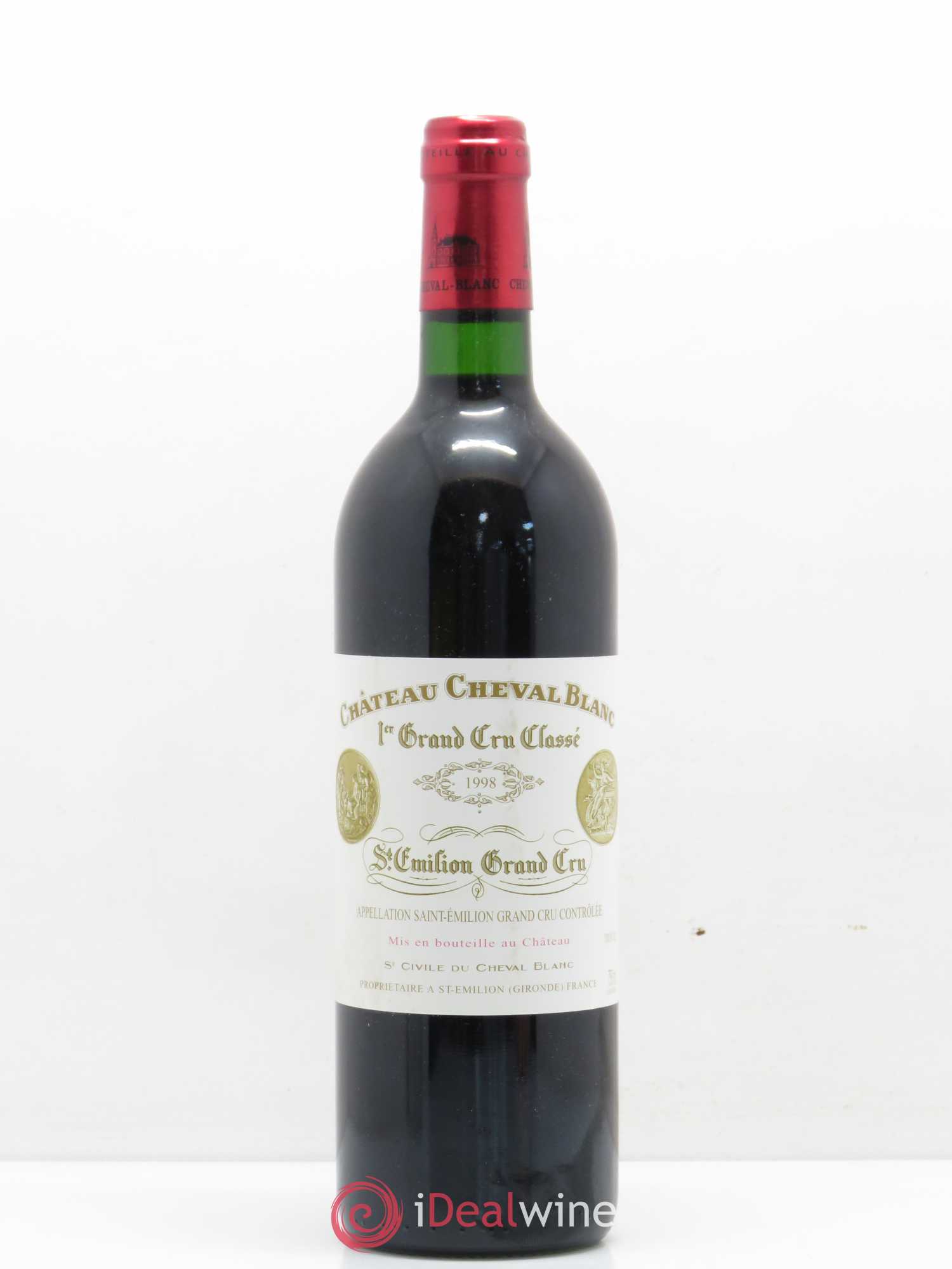 Château Cheval Blanc 1er Grand Cru Classé A 1998 - Lot de 1 bouteille - 0