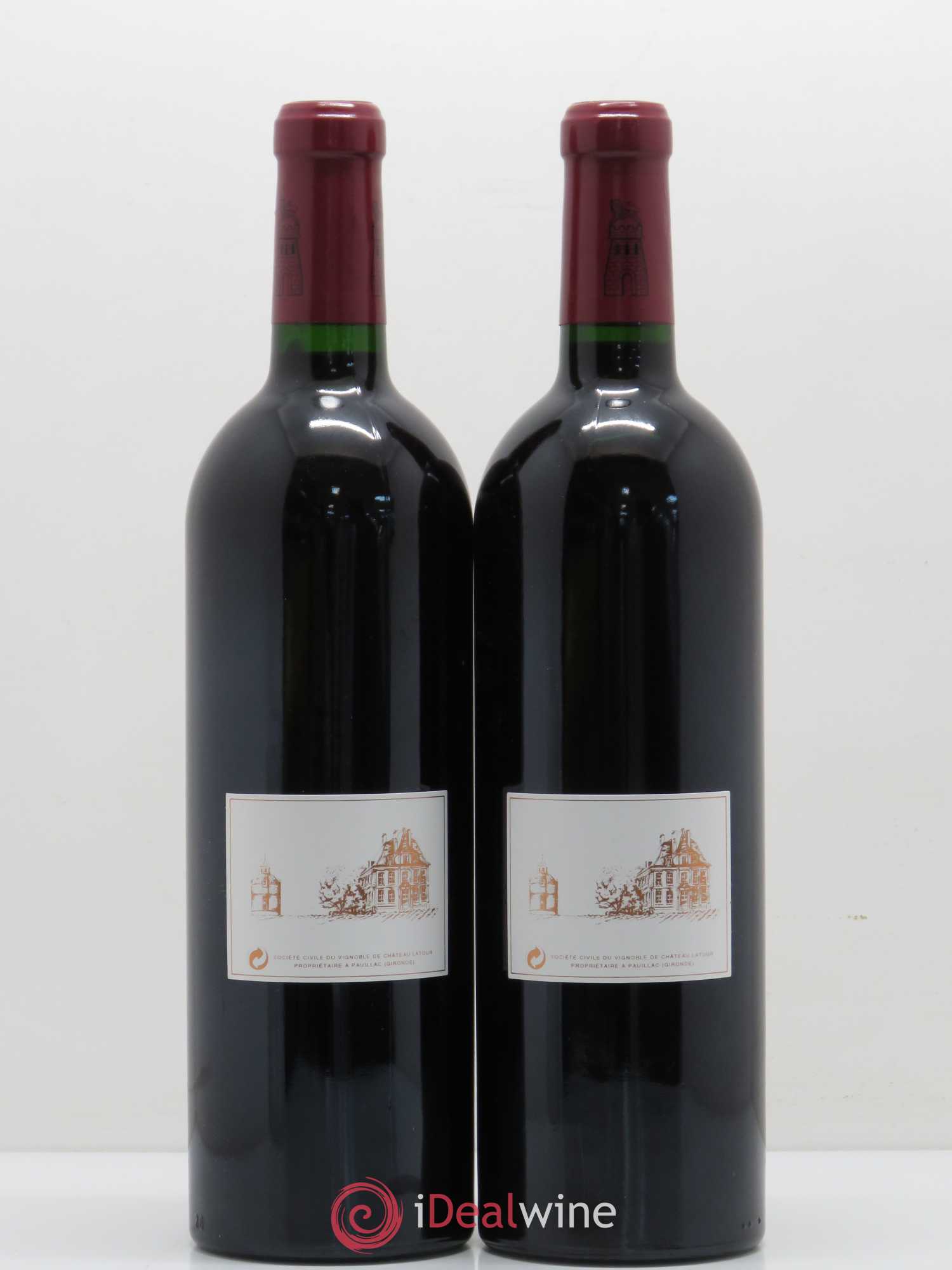 Château Latour 1er Grand Cru Classé 1998 - Lot de 2 bouteilles - 1
